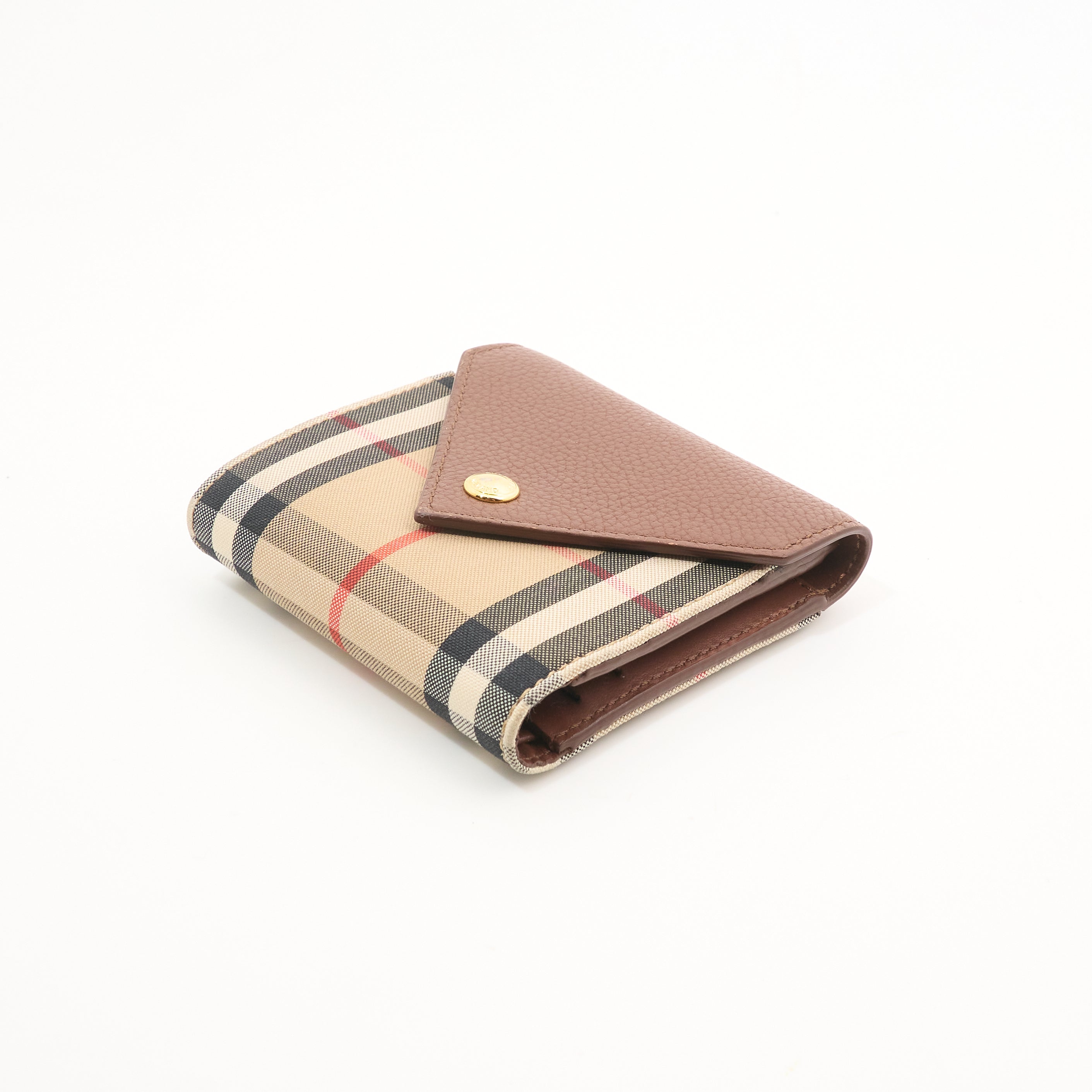 Burberry Check & Tan Wallet