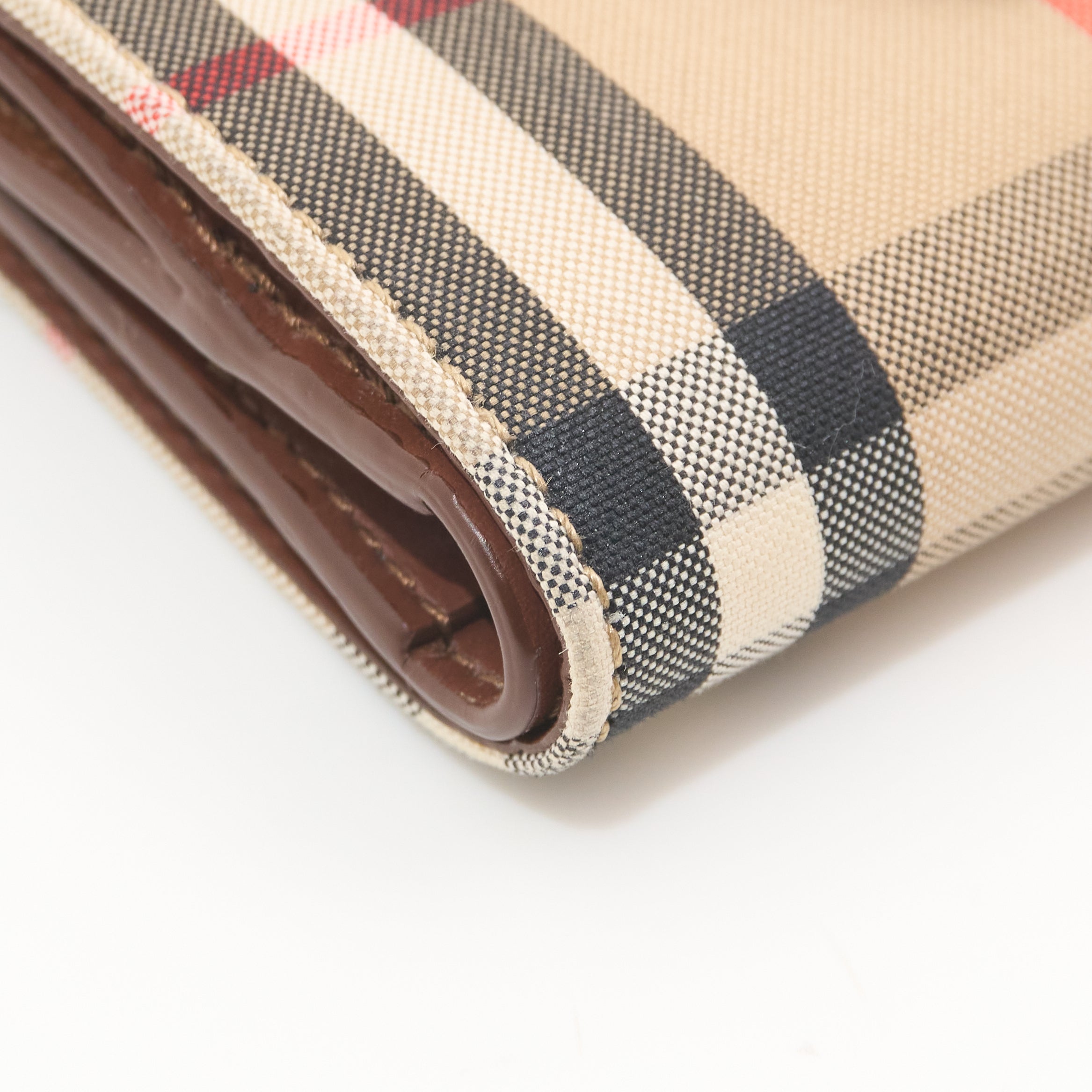 Burberry Check & Tan Wallet