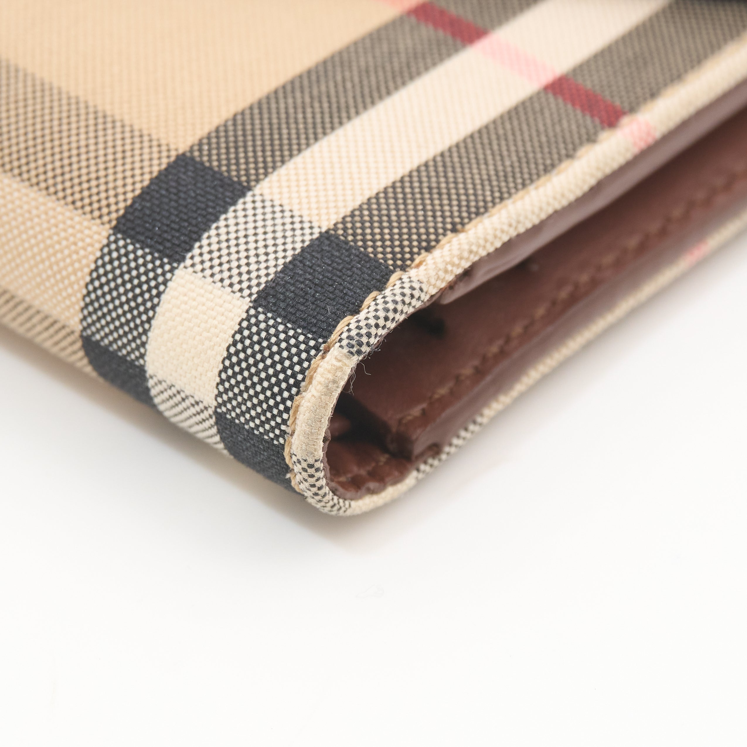 Burberry Check & Tan Wallet