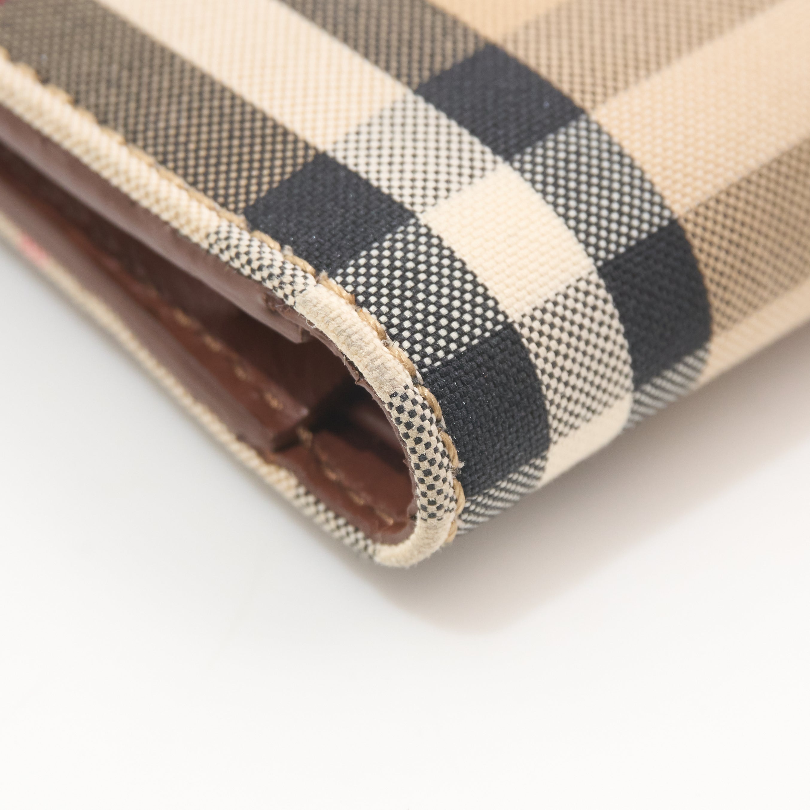 Burberry Check & Tan Wallet