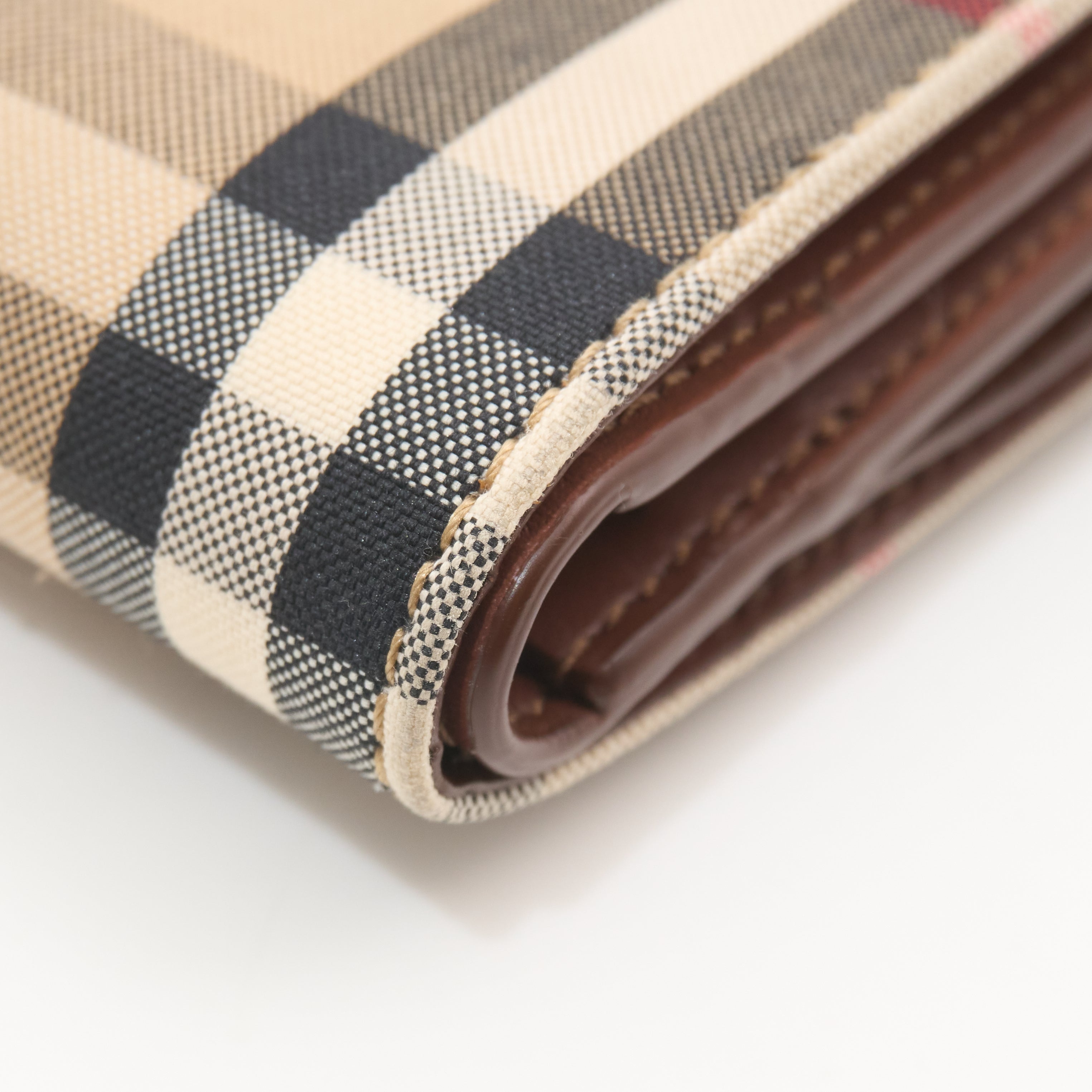 Burberry Check & Tan Wallet
