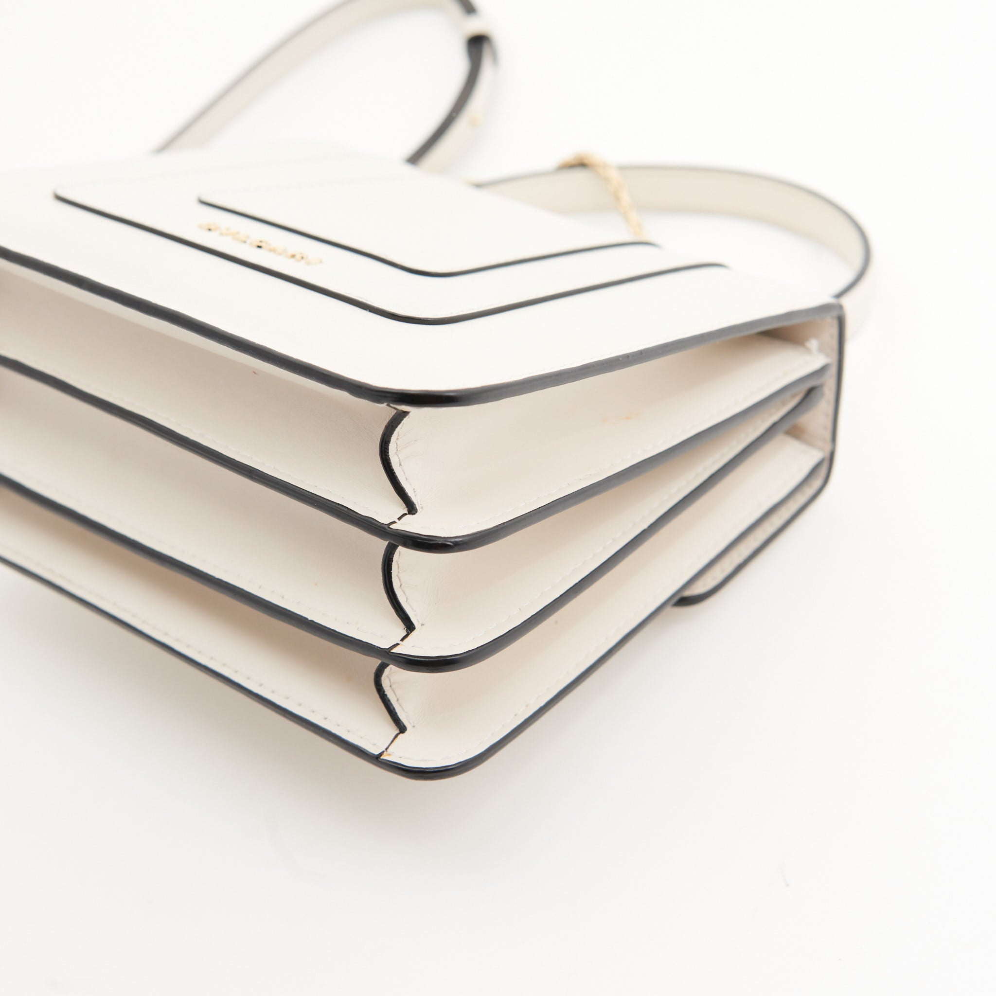 Bvlgari Calfskin Serpenti Top Handle in White GHW