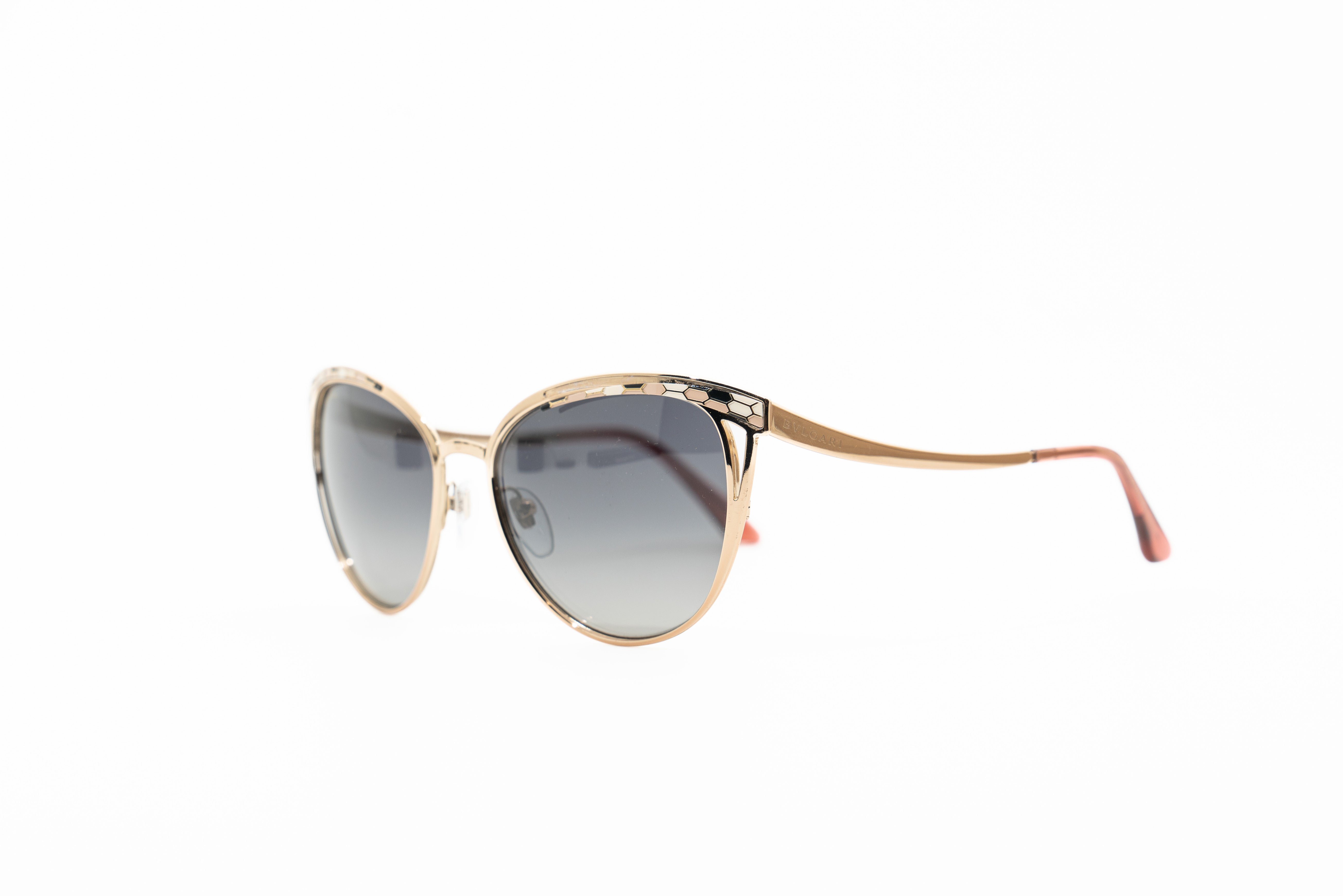 Bvlgari Cat Eye Stainless Steel 6083 Sunglasses