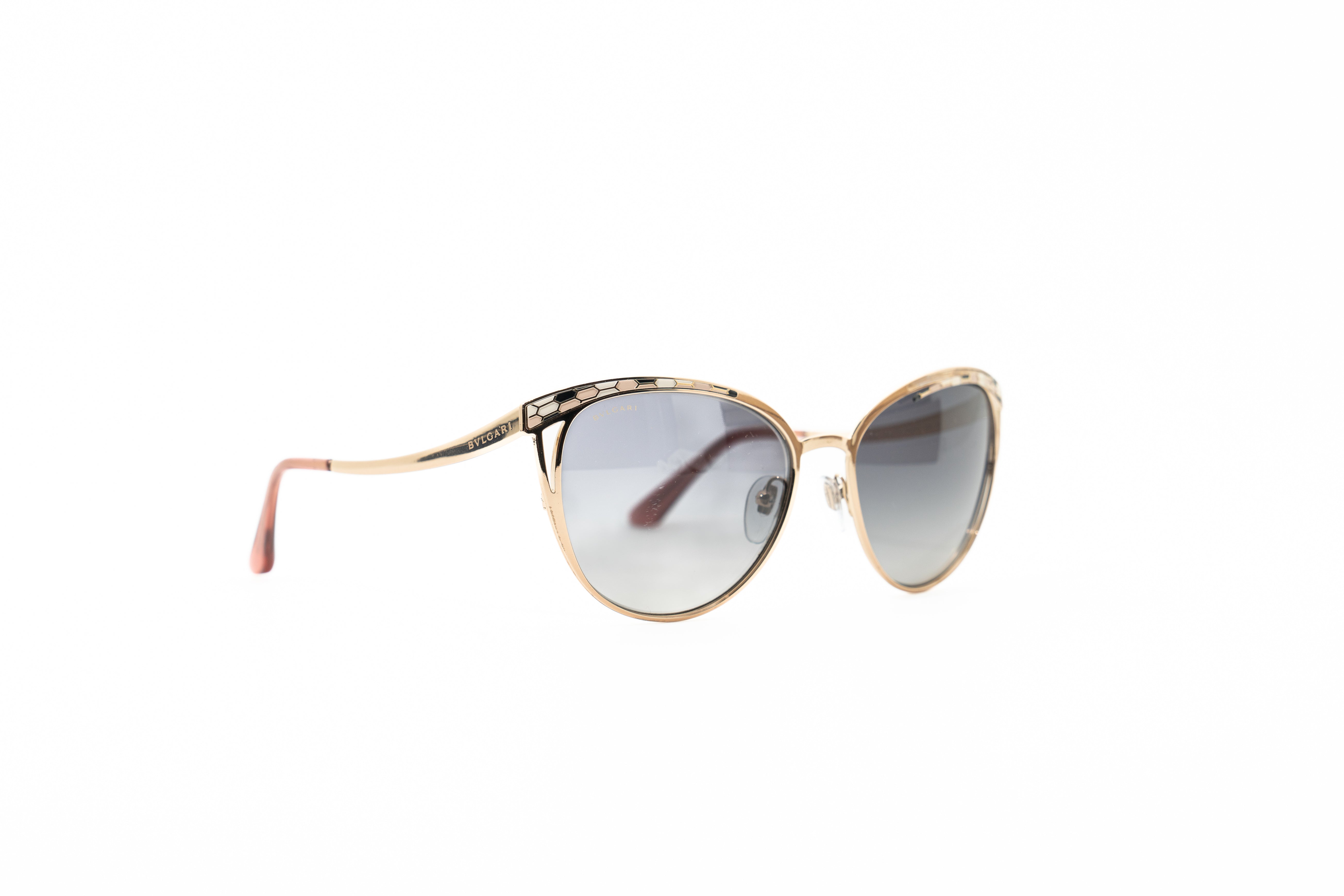 Bvlgari Cat Eye Stainless Steel 6083 Sunglasses