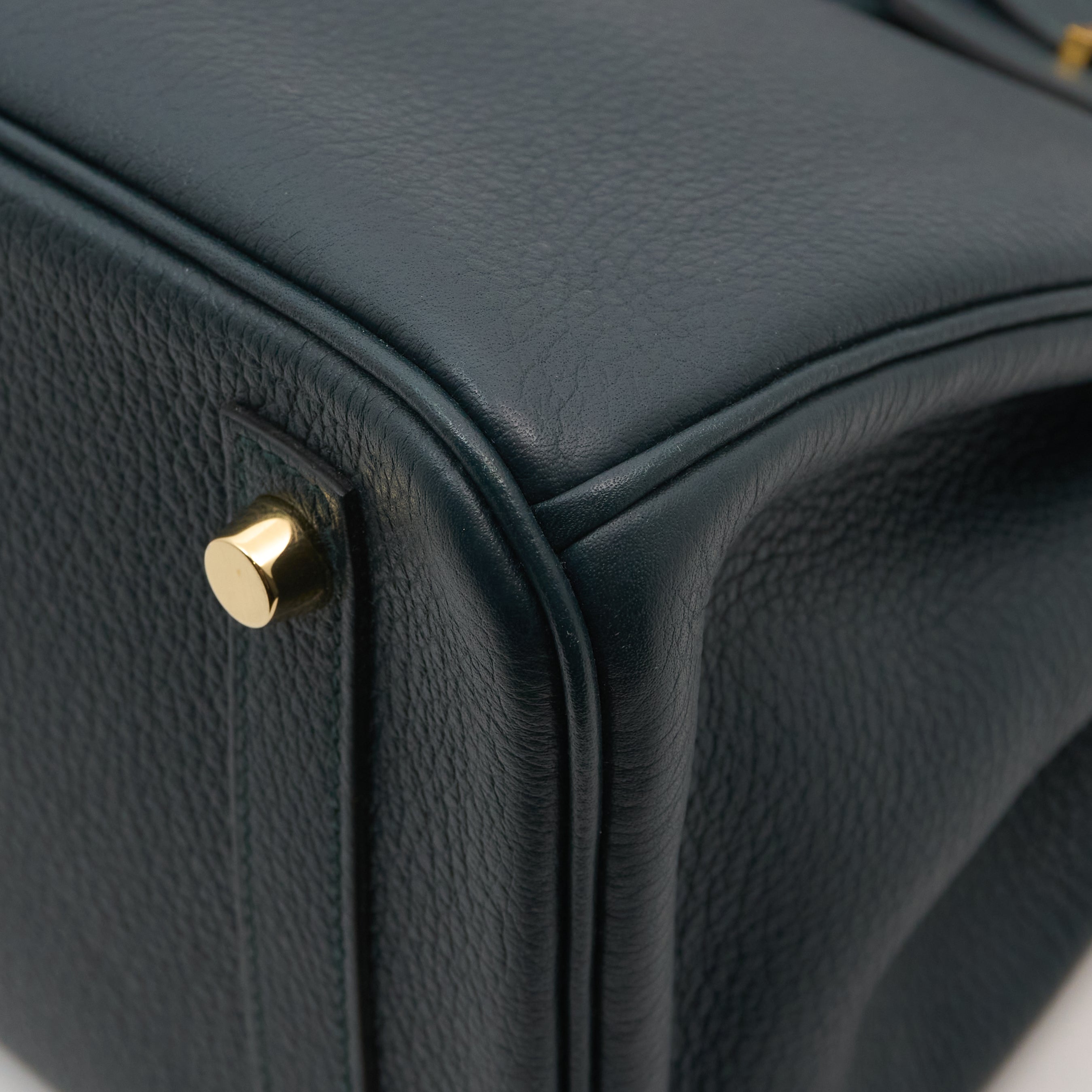 Hermes Birkin 30 Togo Vert Cypress GHW Stamp C