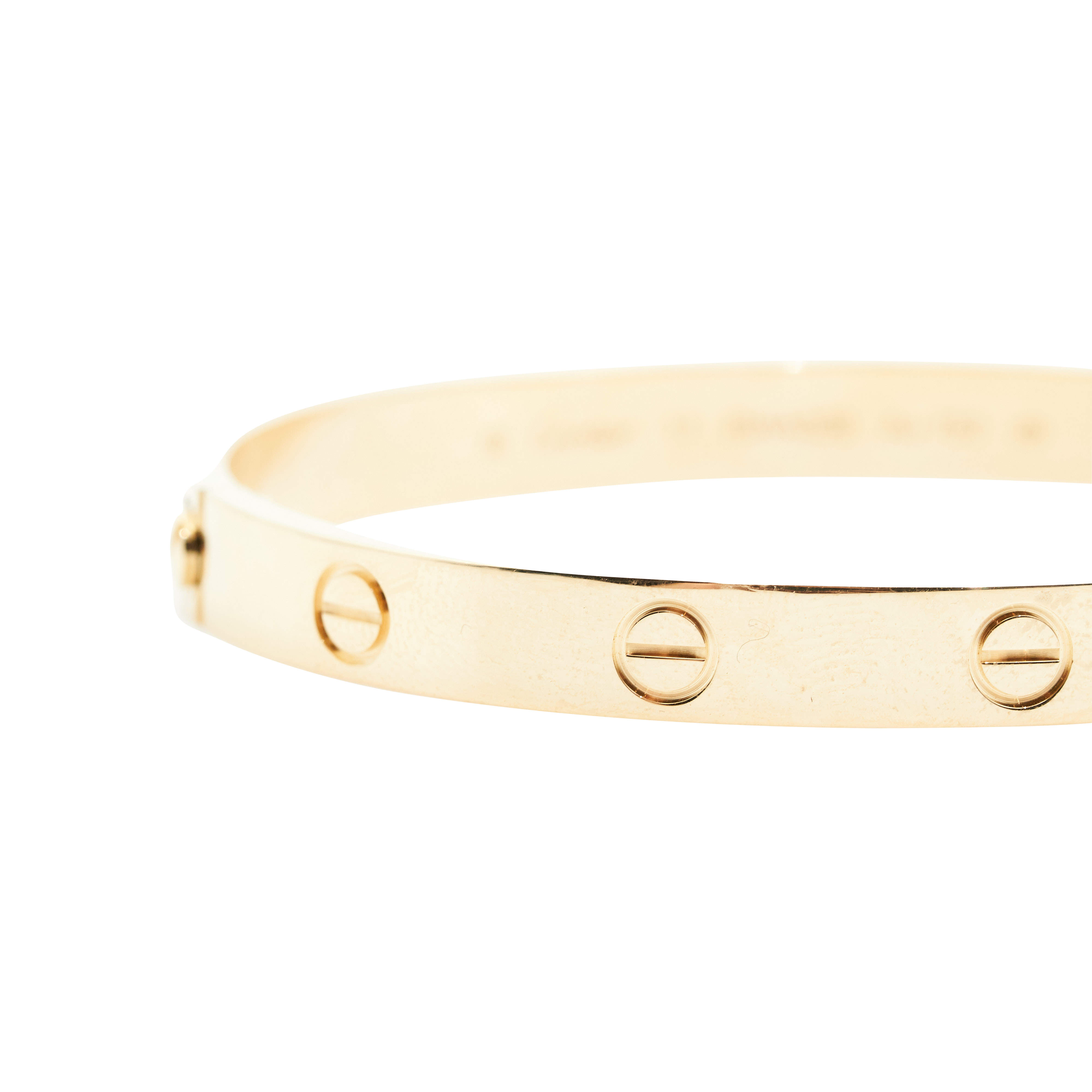 Cartier Love Bracelet 17 Yellow Gold