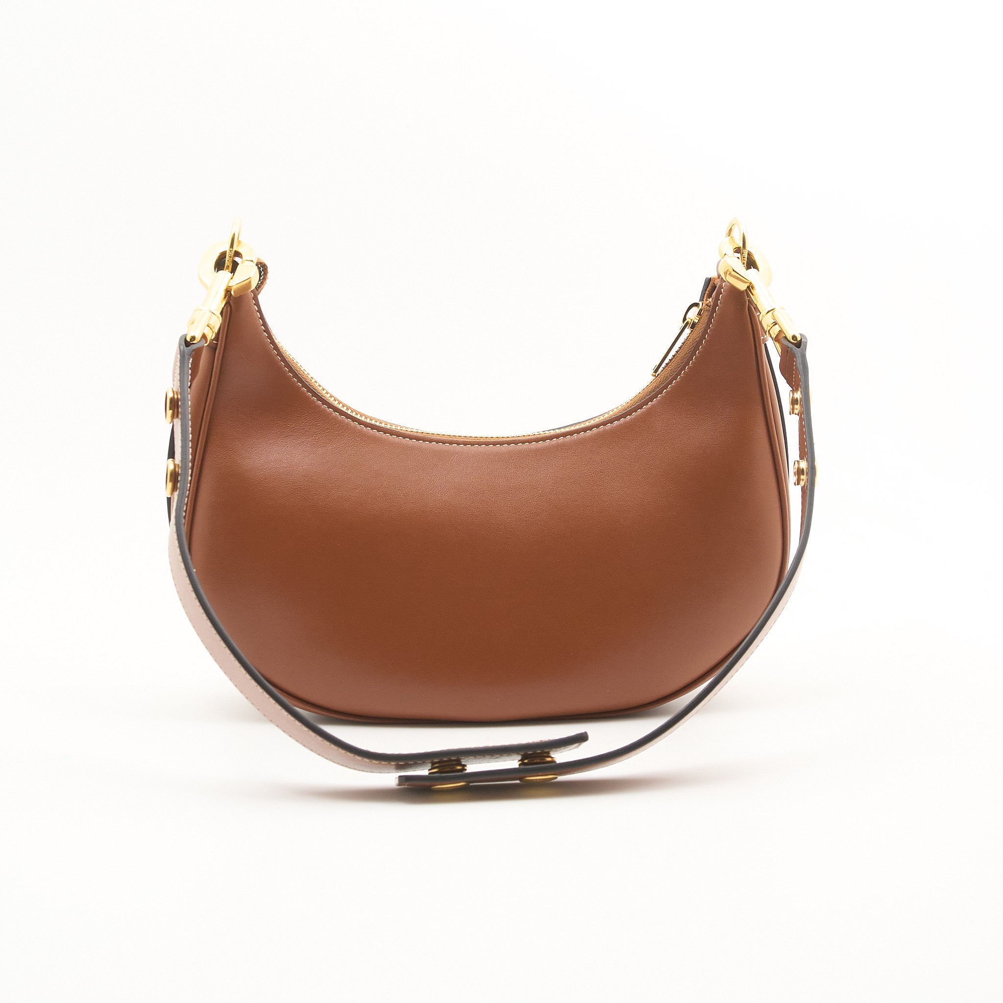 Celine Ava Triomphe Tan Leather Bag
