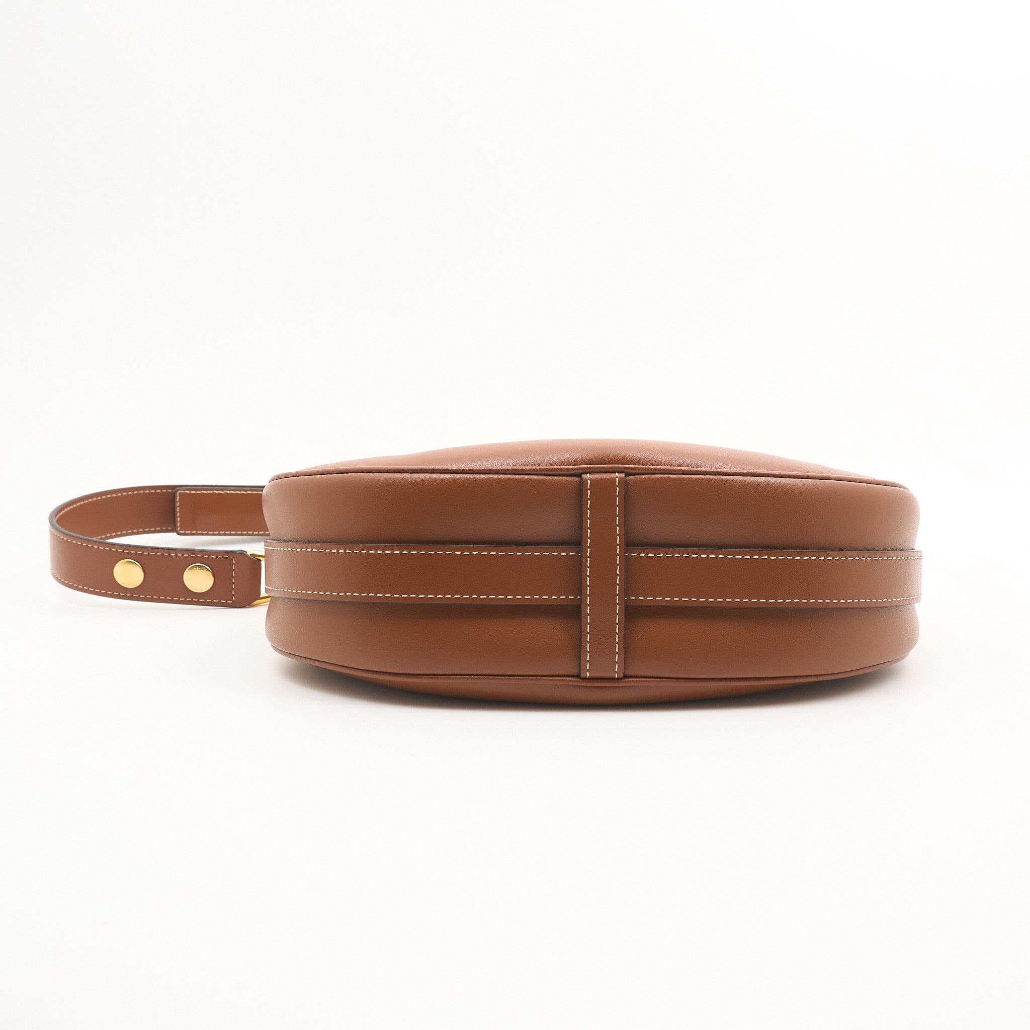 Celine Ava Triomphe Tan Leather Bag