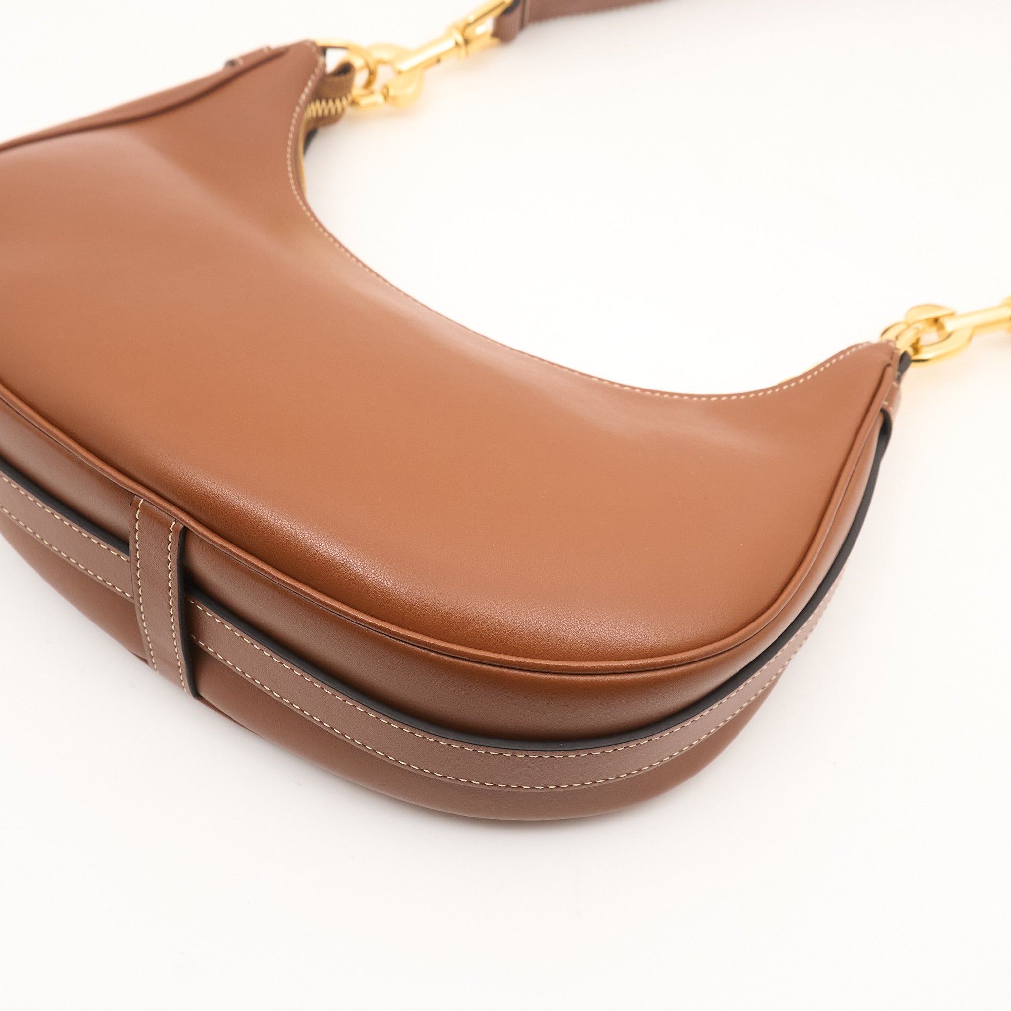 Celine Ava Triomphe Tan Leather Bag