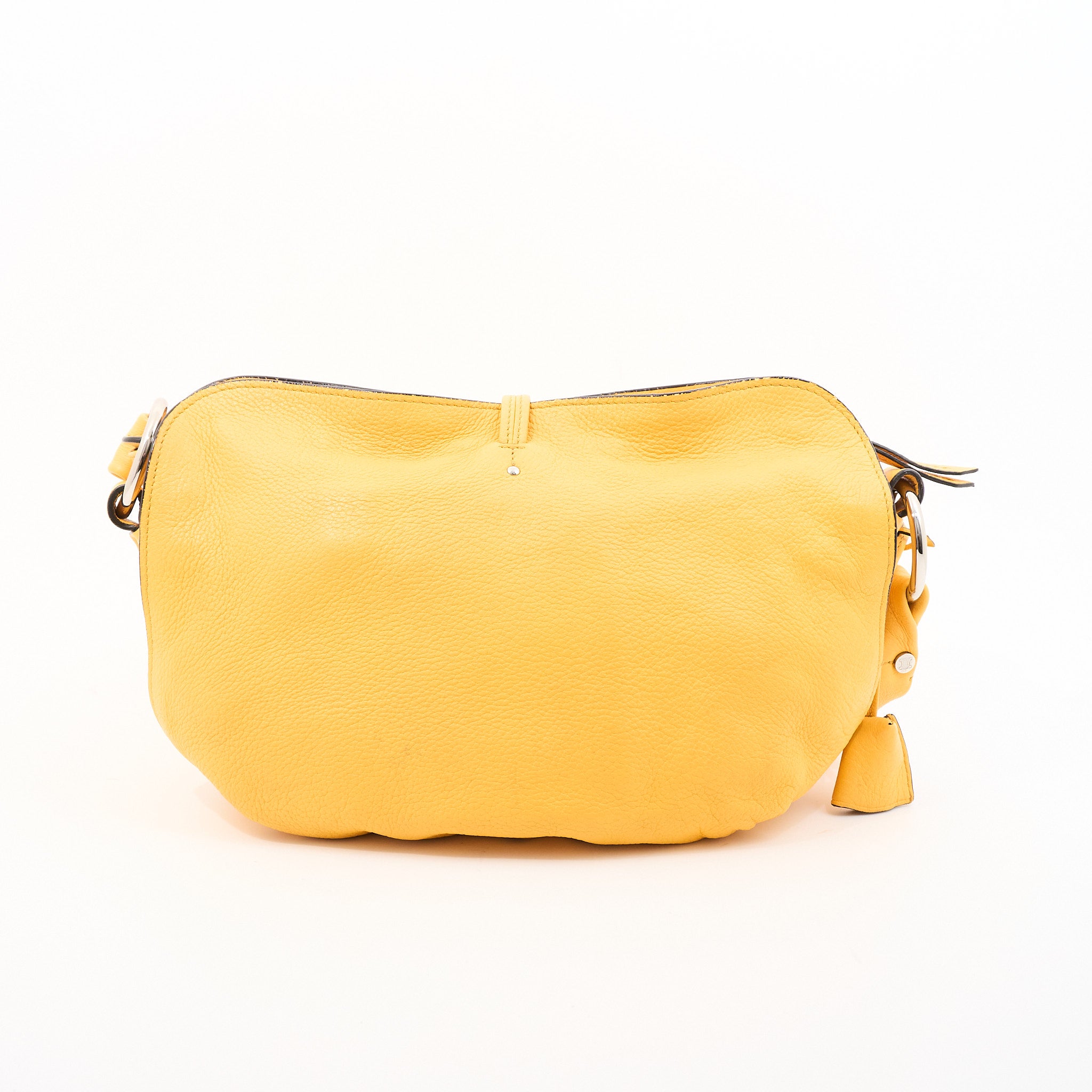 Celine Bittersweet Padlock Yellow Leather Bag