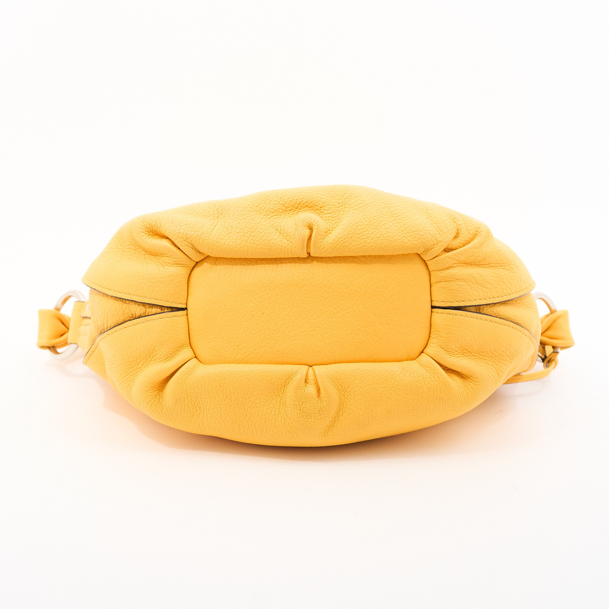 Celine Bittersweet Padlock Yellow Leather Bag