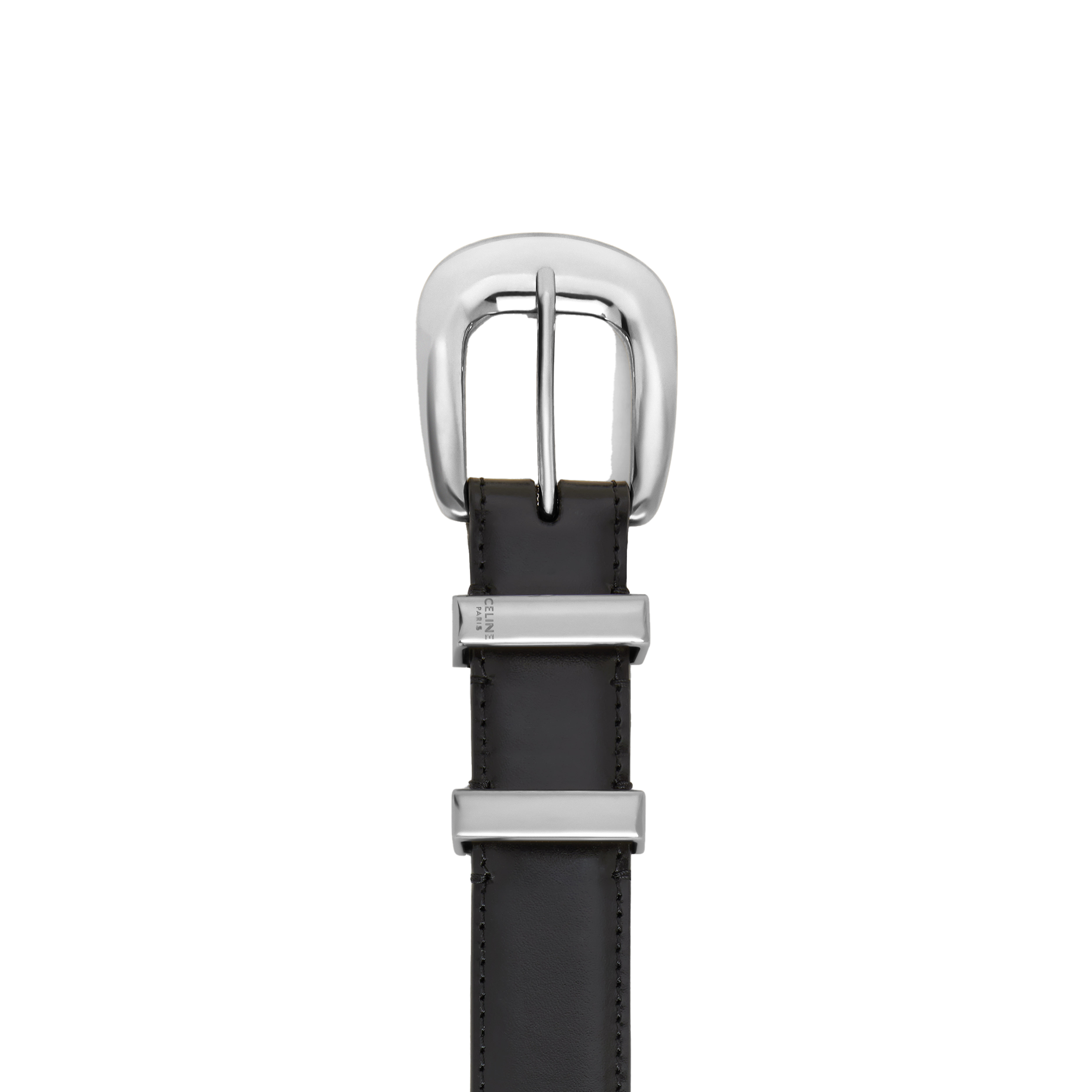 Celine Black Western Belt