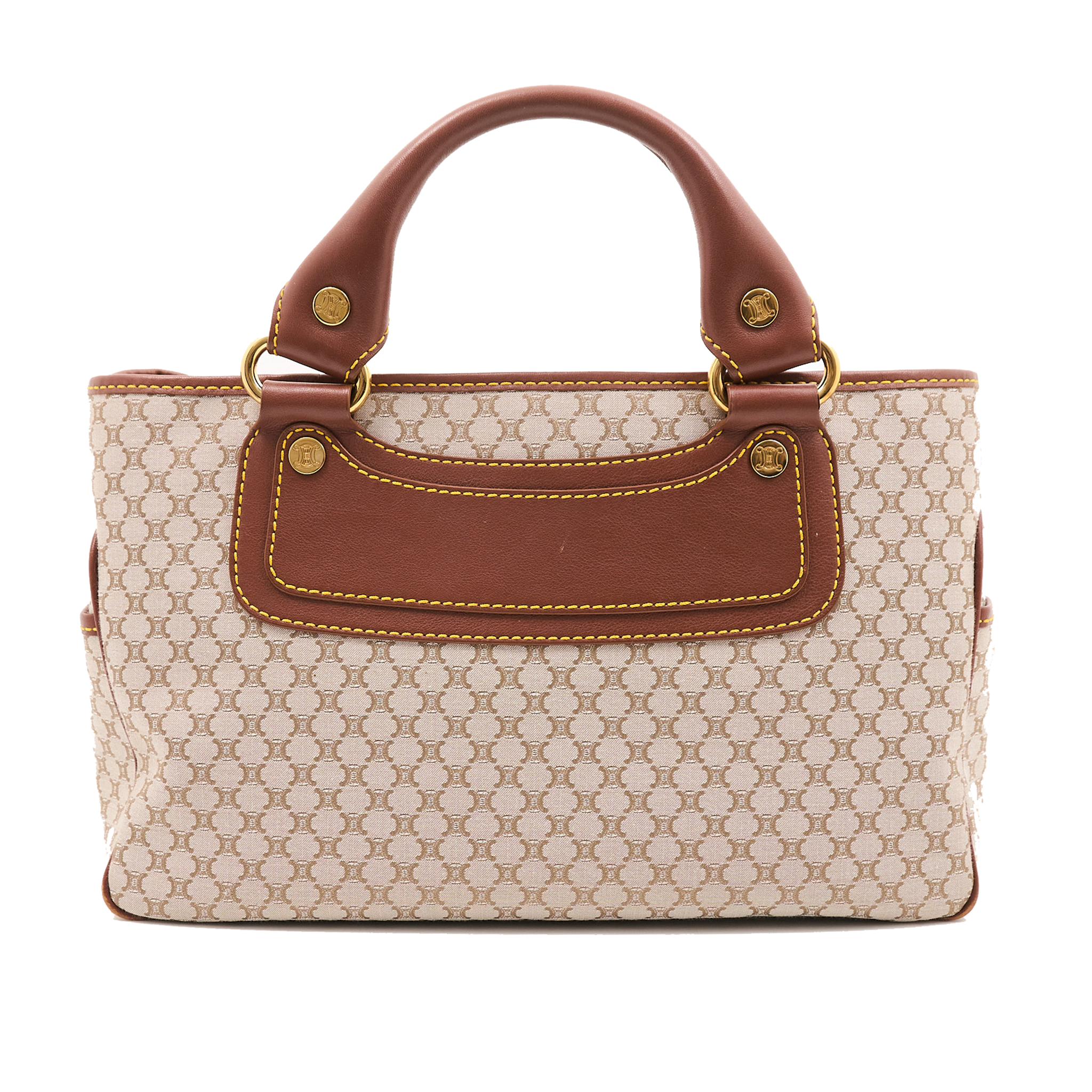 Celine Macadam Canvas & Leather Tote