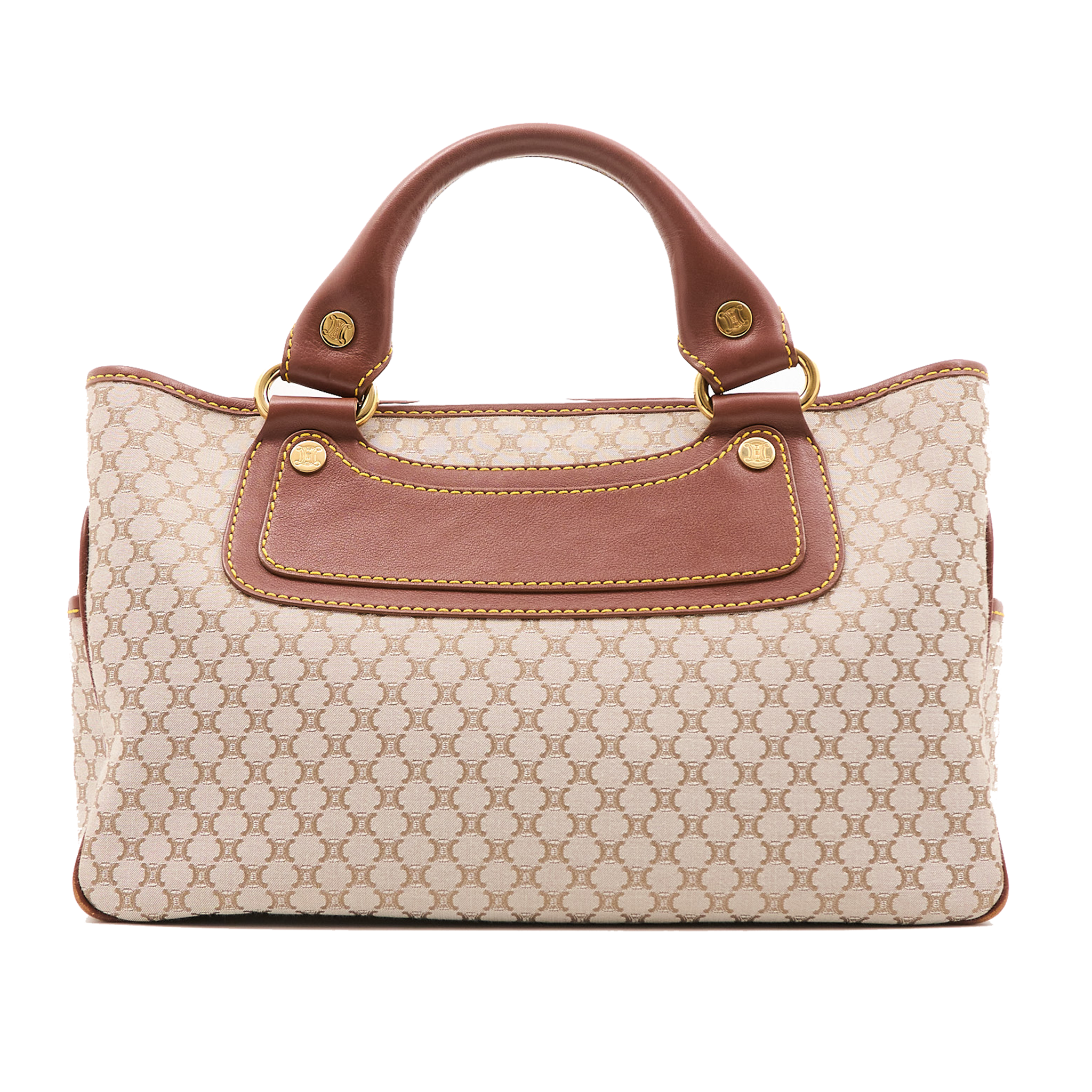 Celine Macadam Canvas & Leather Tote