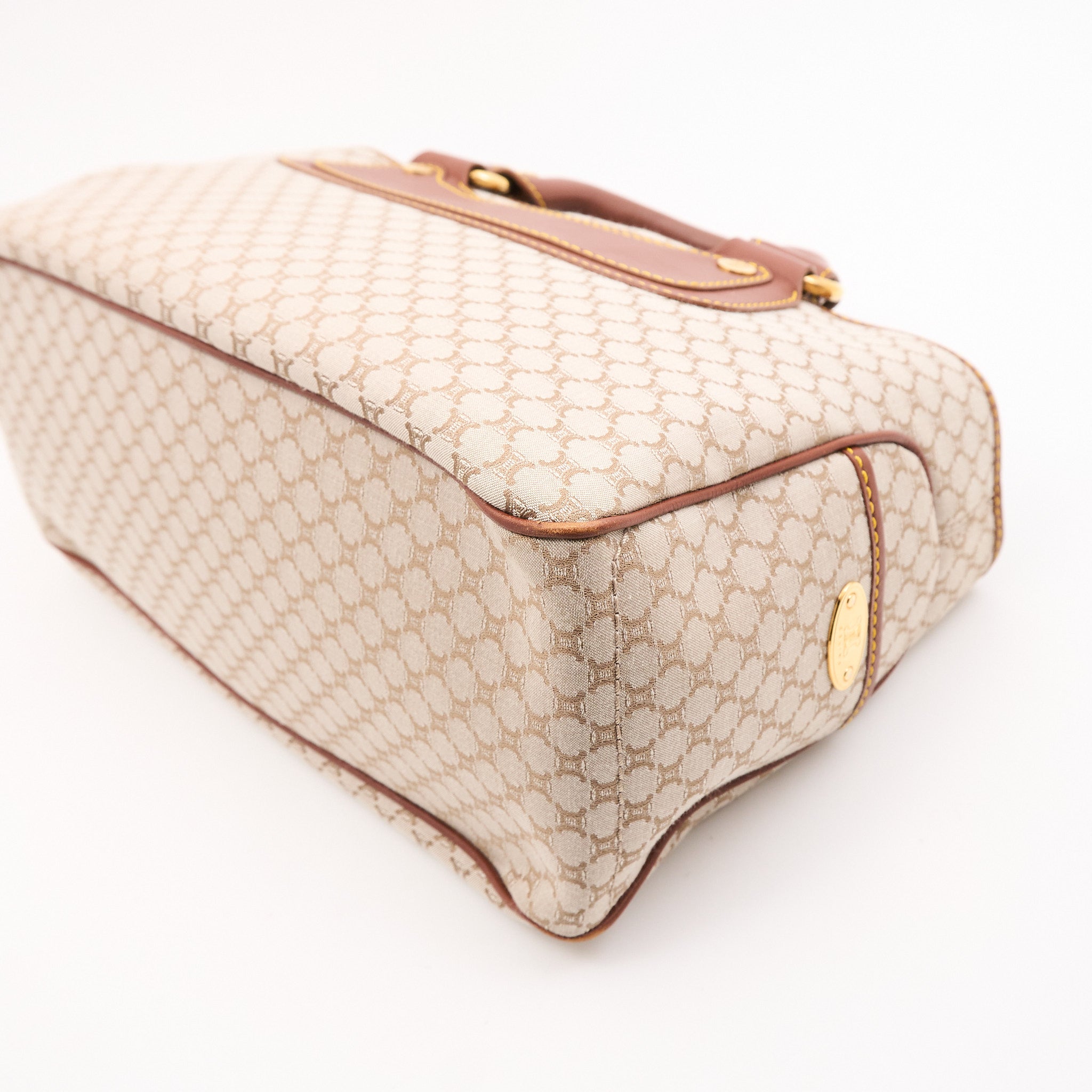 Celine Macadam Canvas & Leather Tote