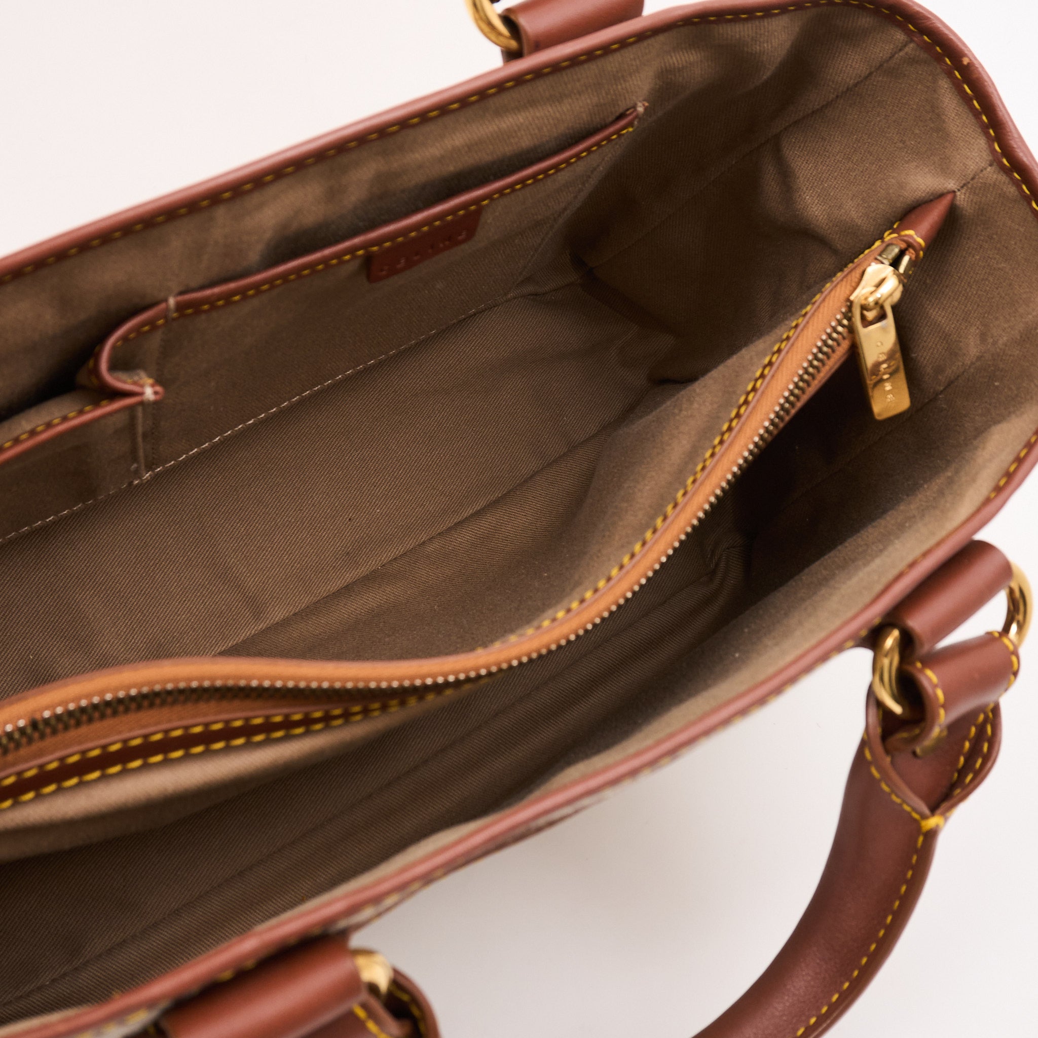 Celine Macadam Canvas & Leather Tote