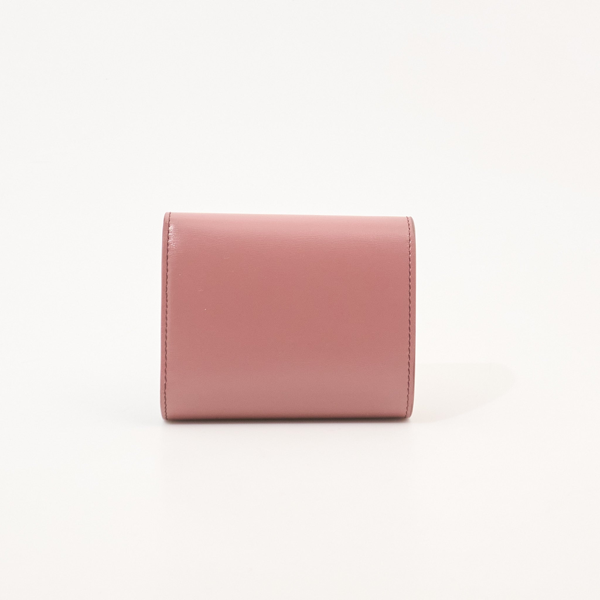 Celine Triomphe Small Flap Wallet Pink