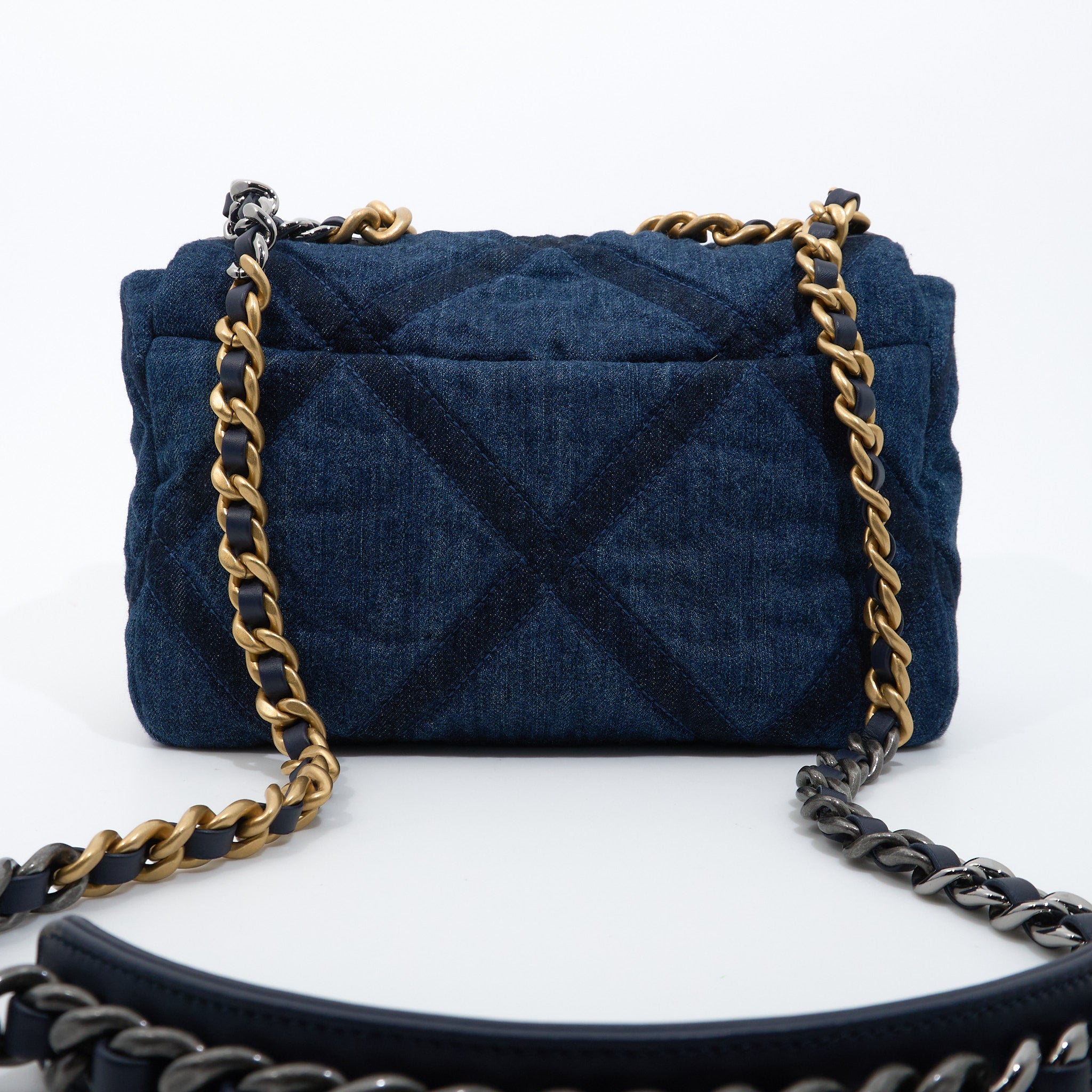 Chanel 19 Small Denim Bag