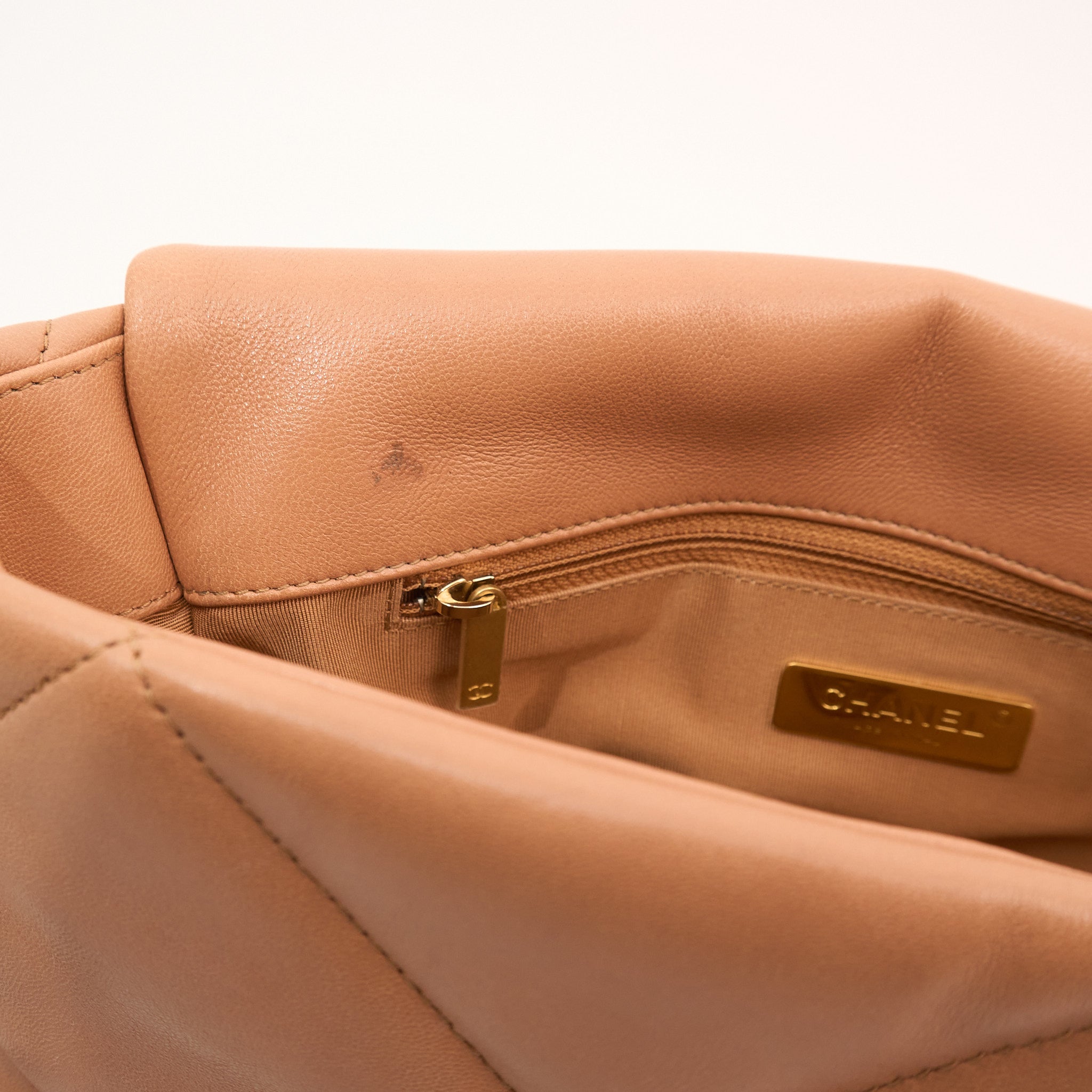 Chanel 19 Medium Caramel Bag