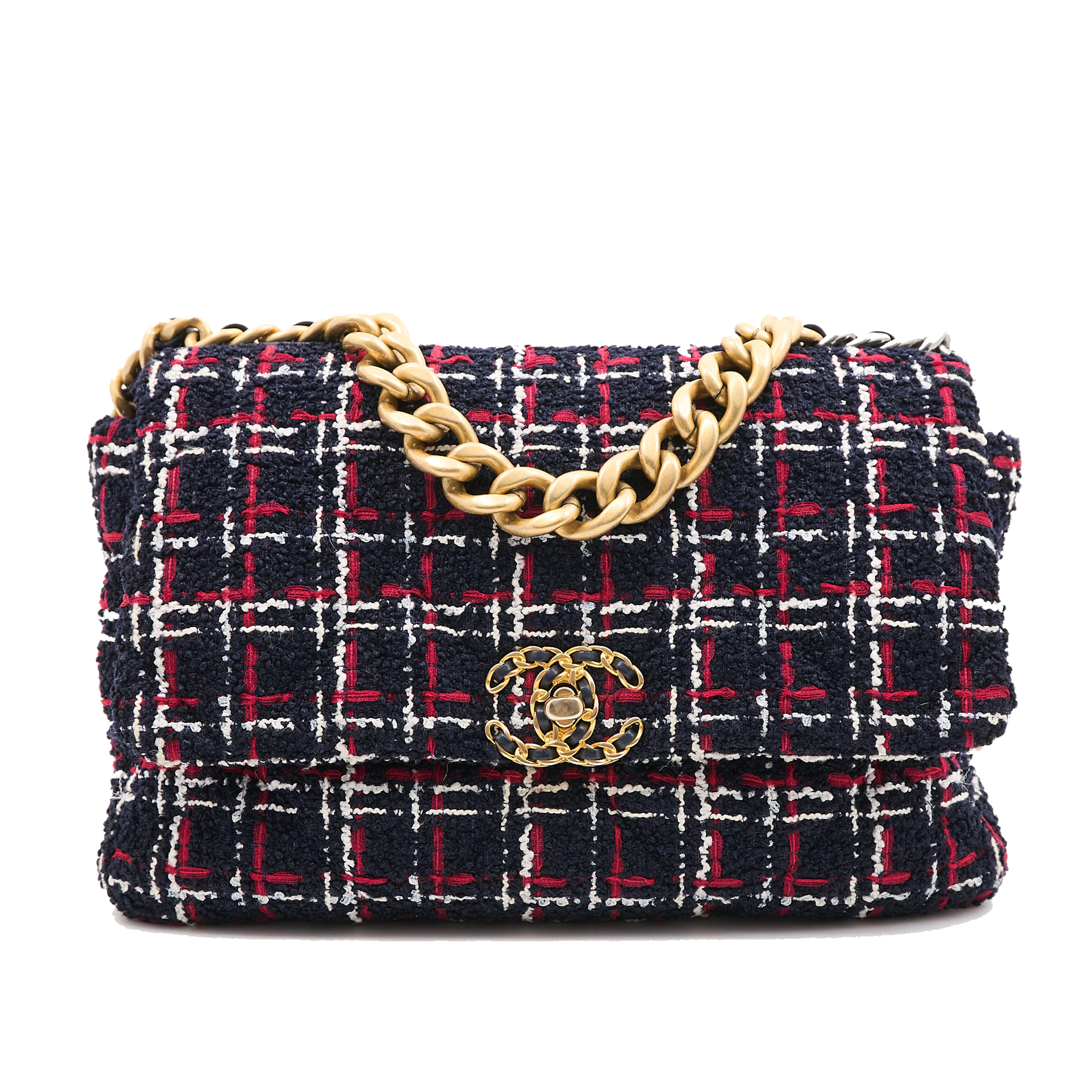 Chanel 19 Medium Tweed Flap Bag