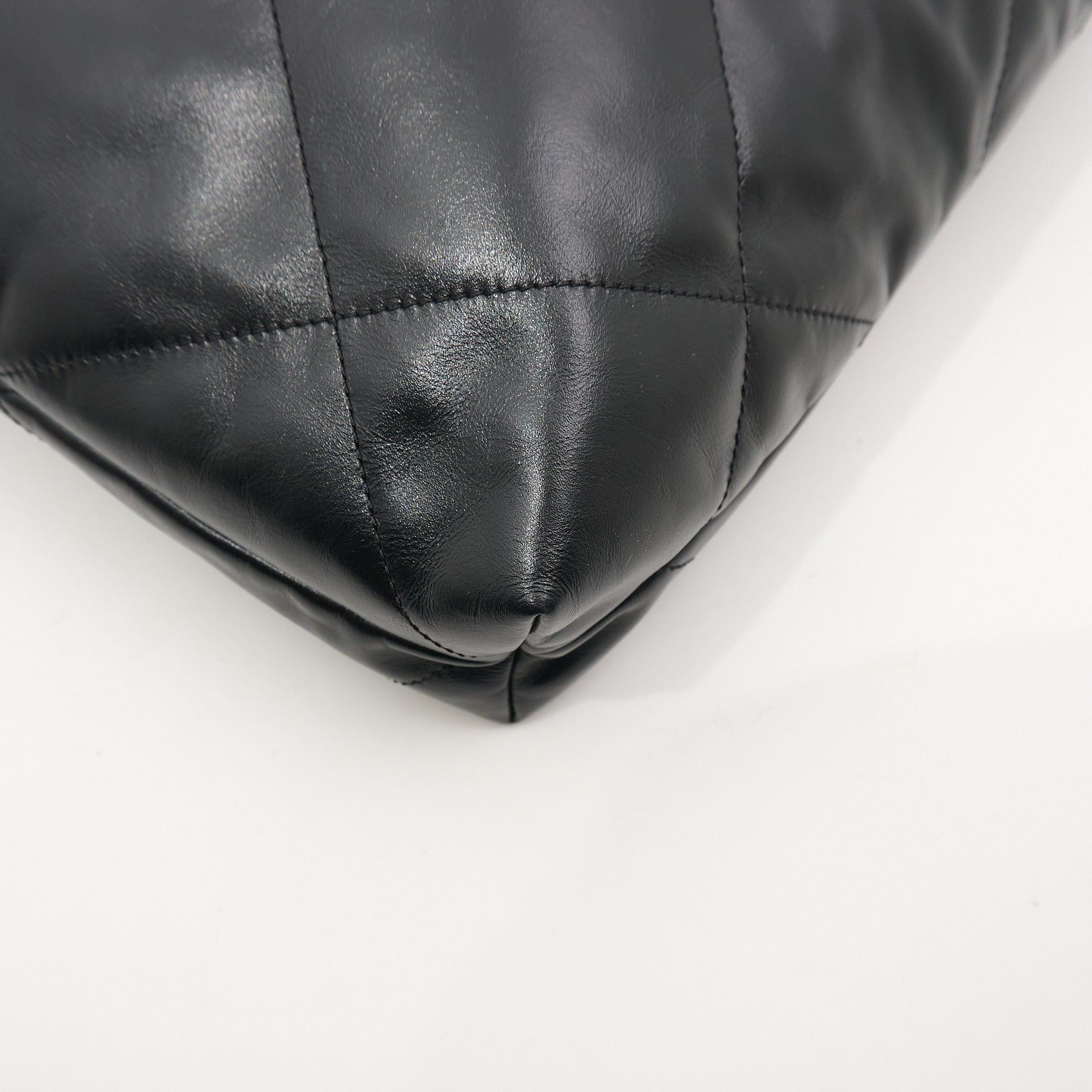 Chanel 22 Small Shiny Calfskin Black Bag