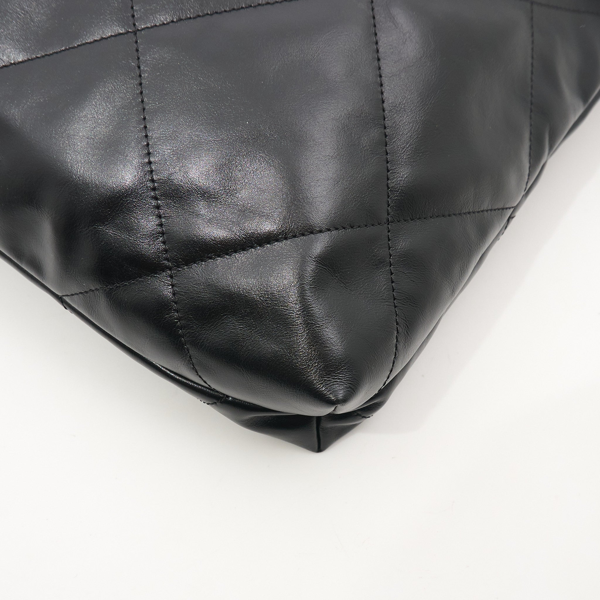 Chanel 22 Small Shiny Calfskin Black Bag