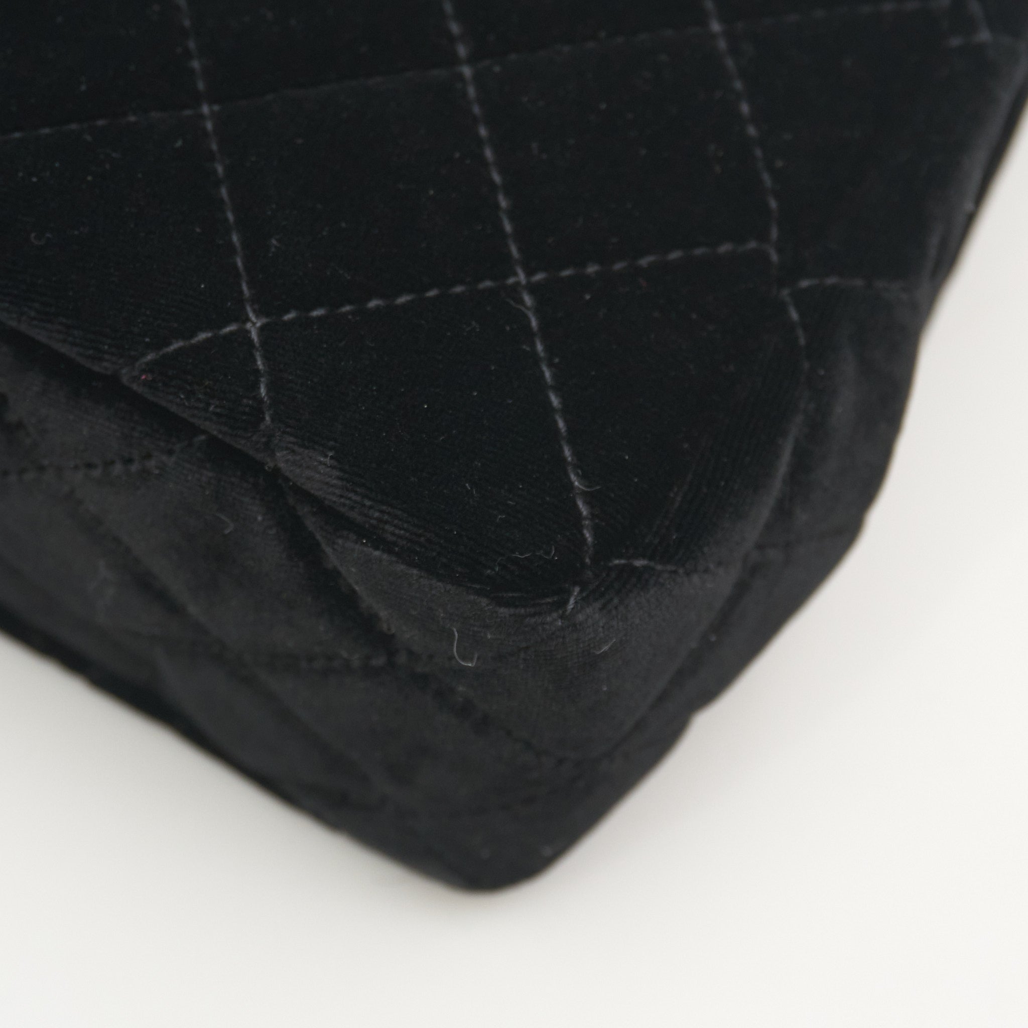 Chanel 23B Hobo Bag Black Velvet