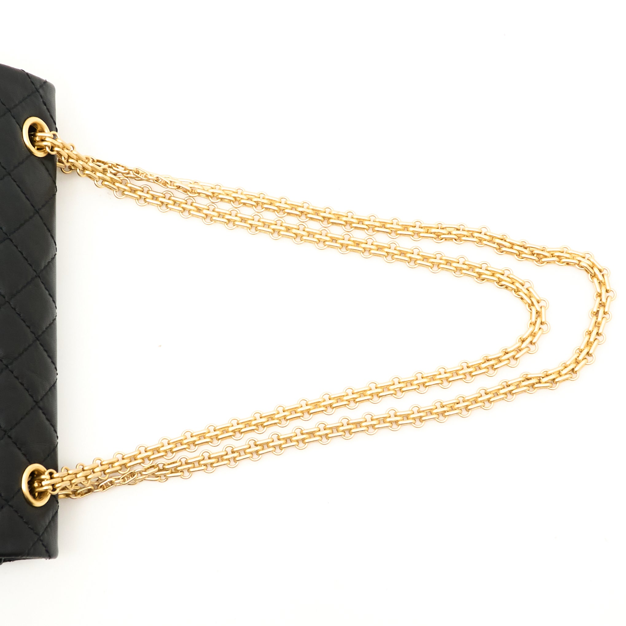 Chanel 2.55 Re-Issue Double Flap Black Bag GHW