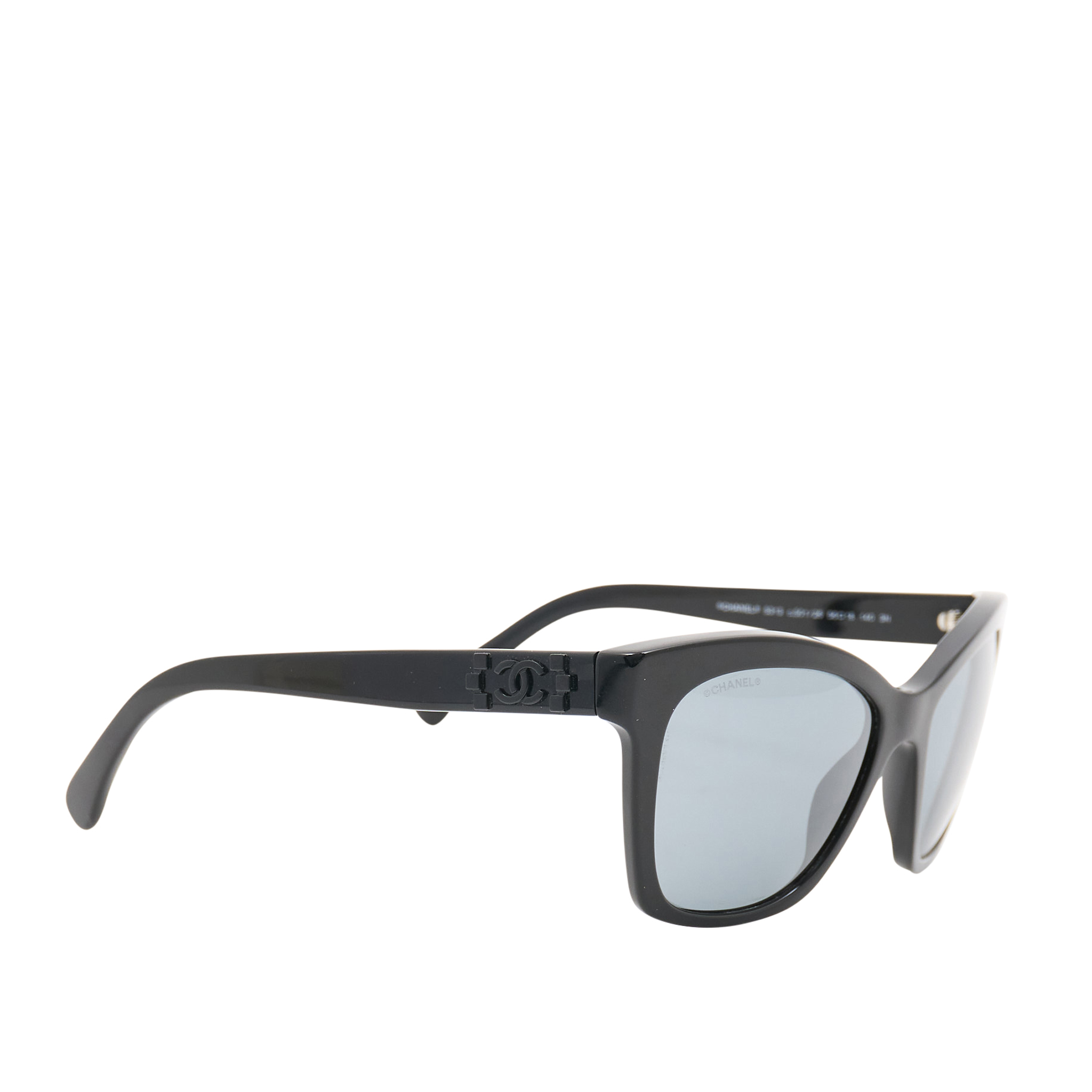 Chanel Black Cat-Eye Sunglasses