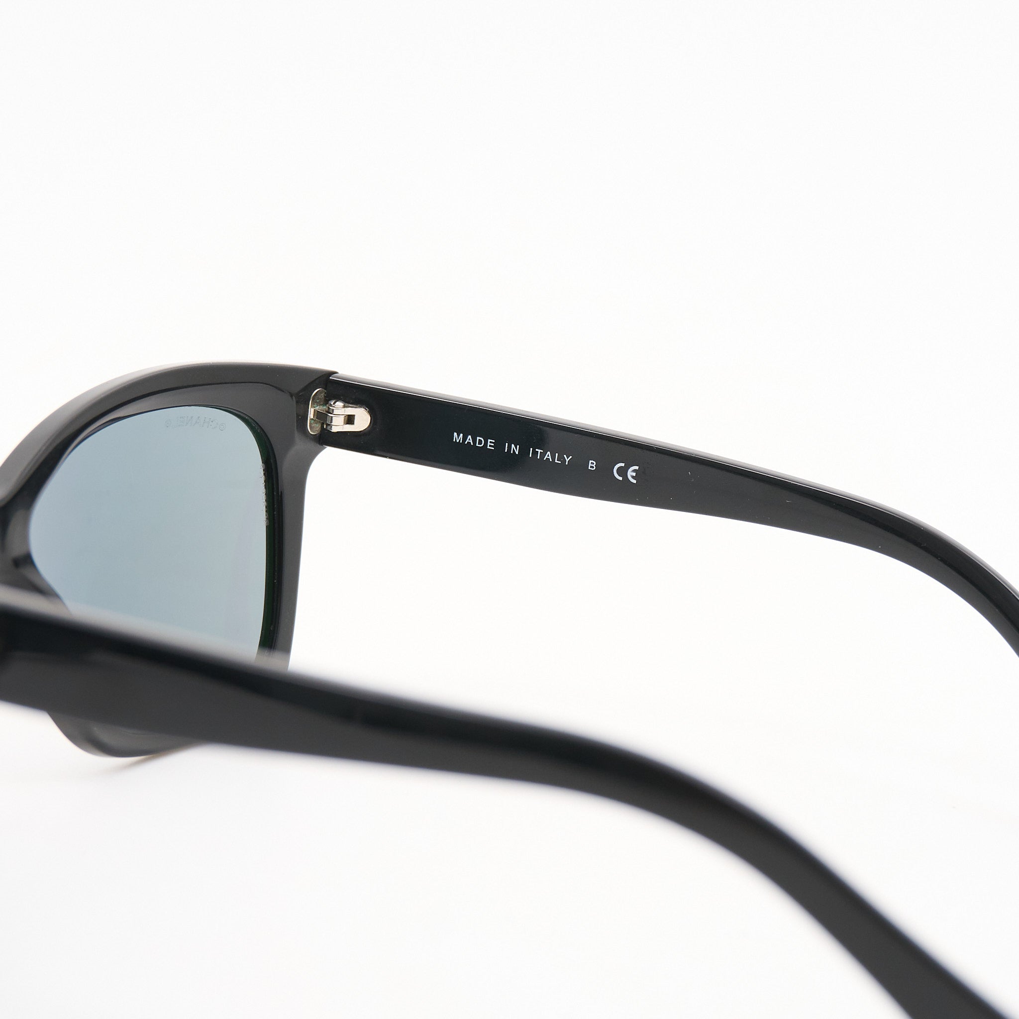 Chanel Black Cat-Eye Sunglasses