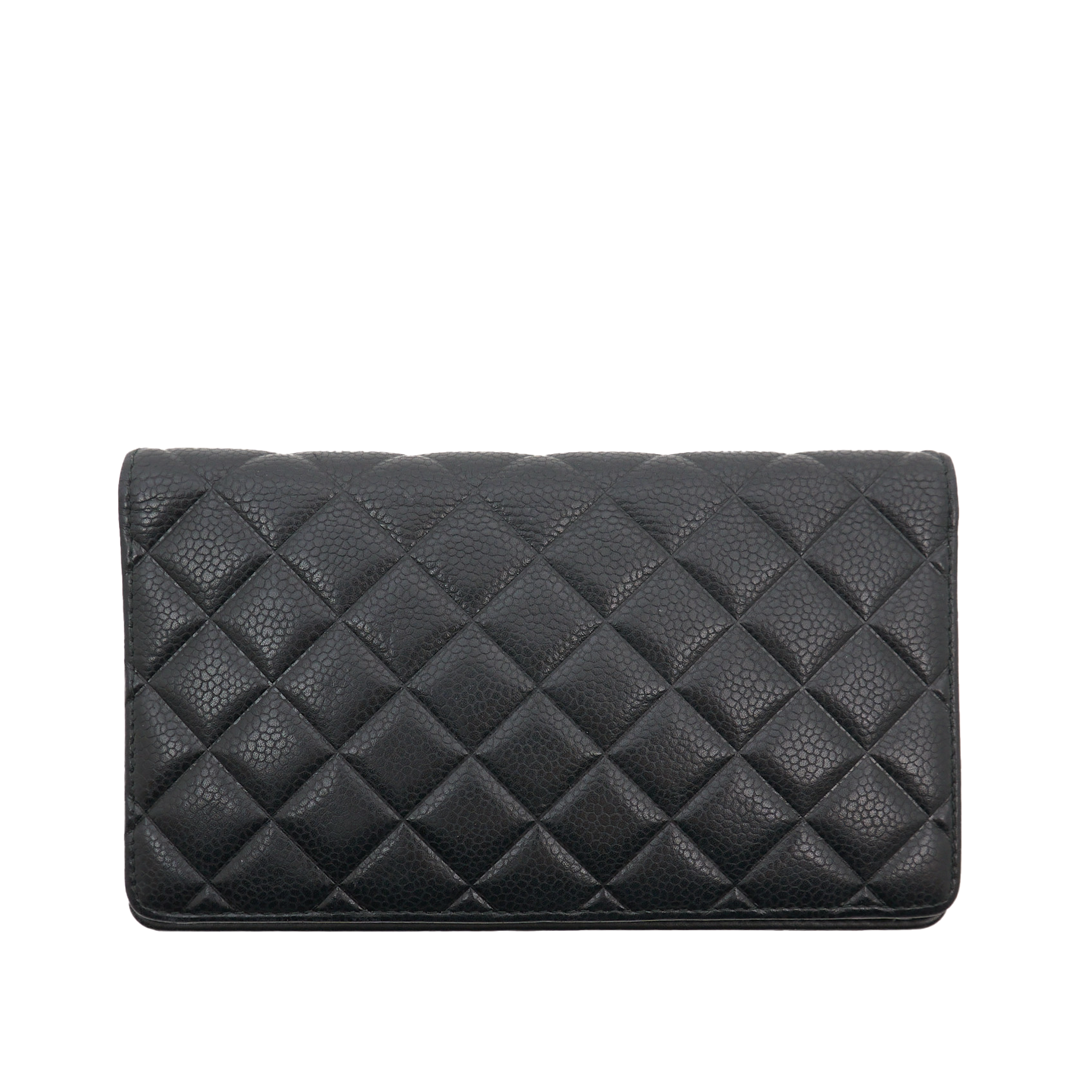 Chanel Black Caviar Leather Wallet