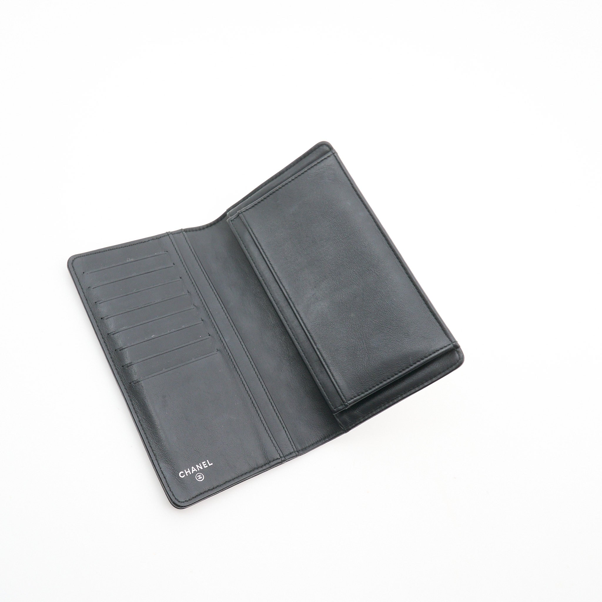 Chanel Black Caviar Leather Wallet