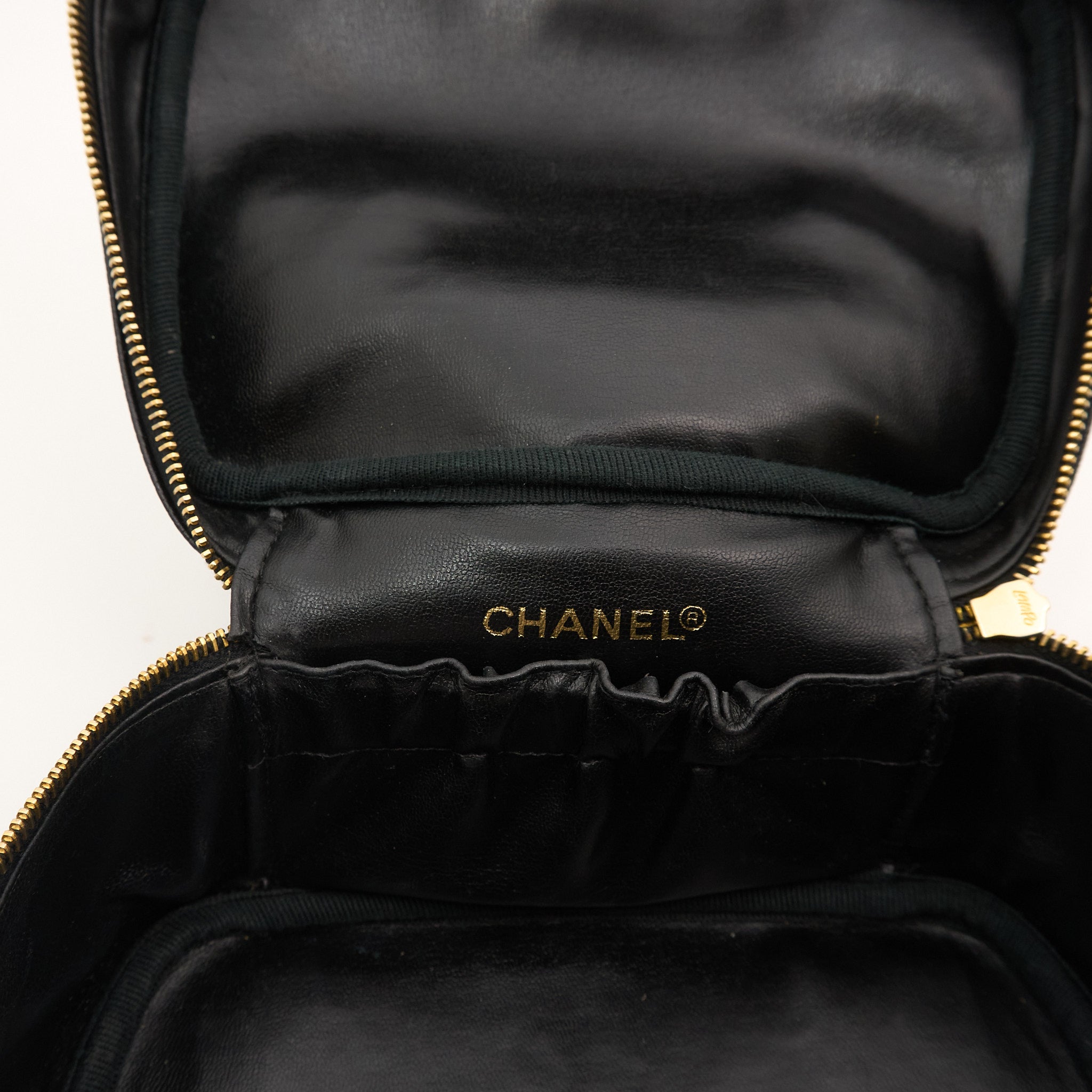 Chanel Black Caviar Vanity Bag