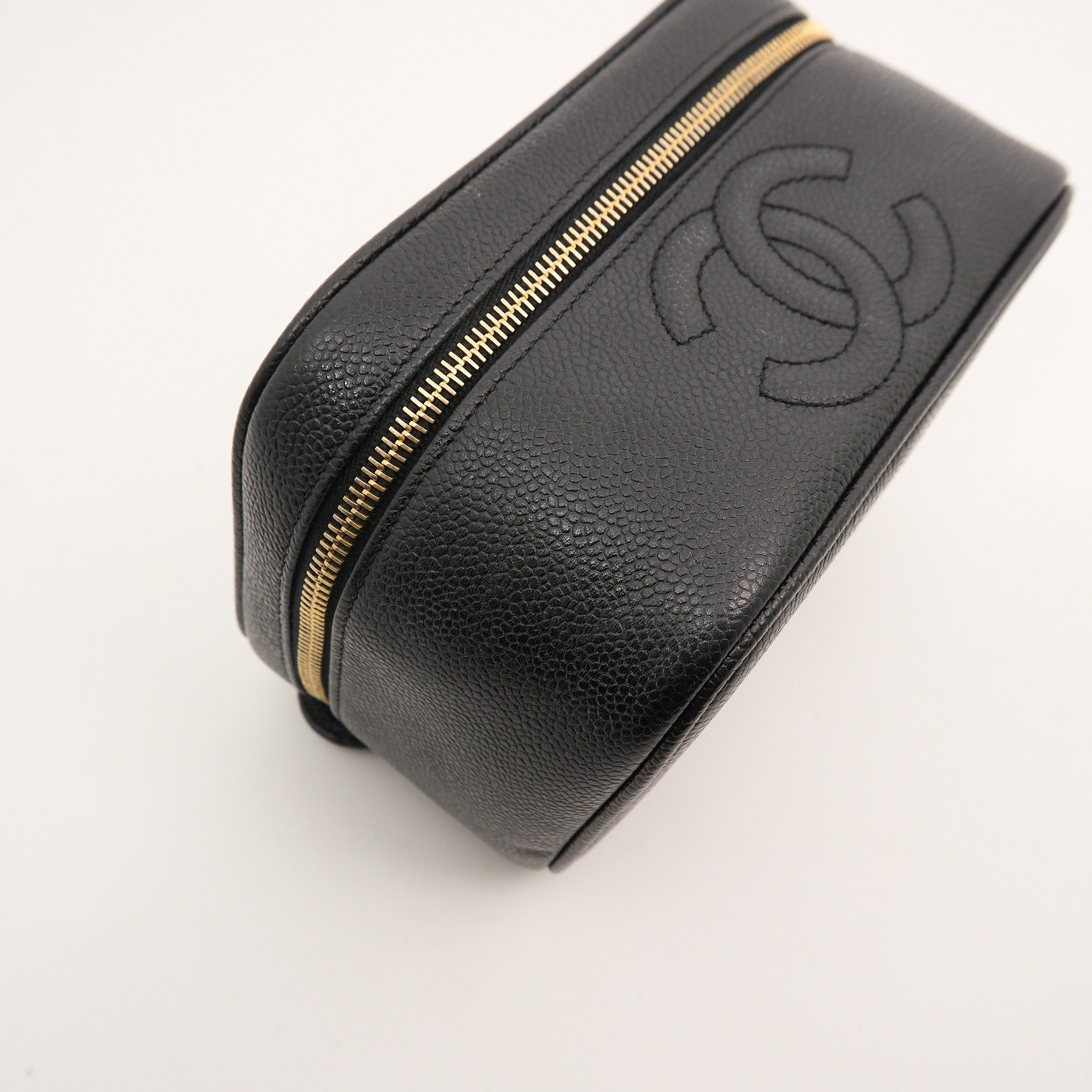 Chanel Black Caviar Vanity Bag