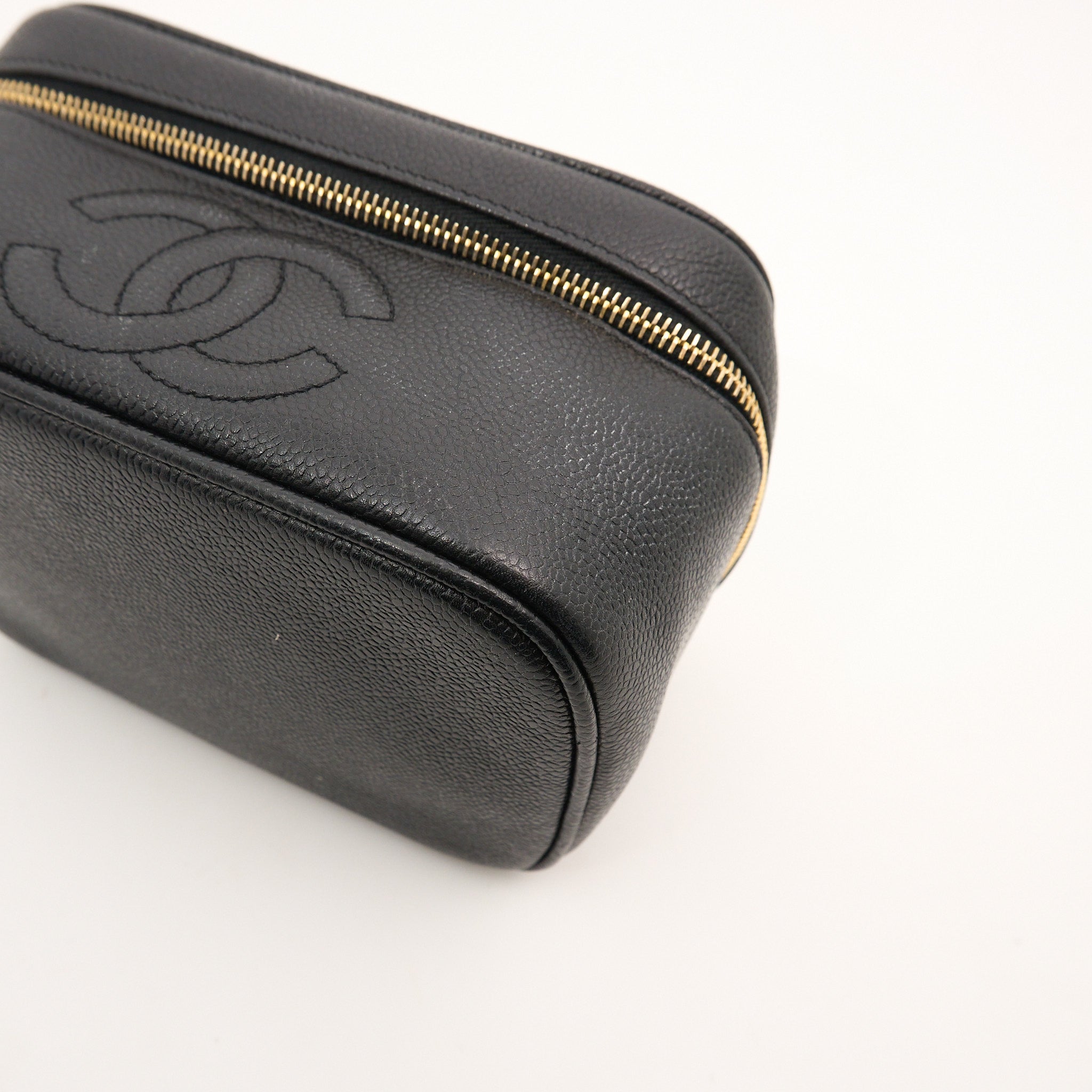 Chanel Black Caviar Vanity Bag