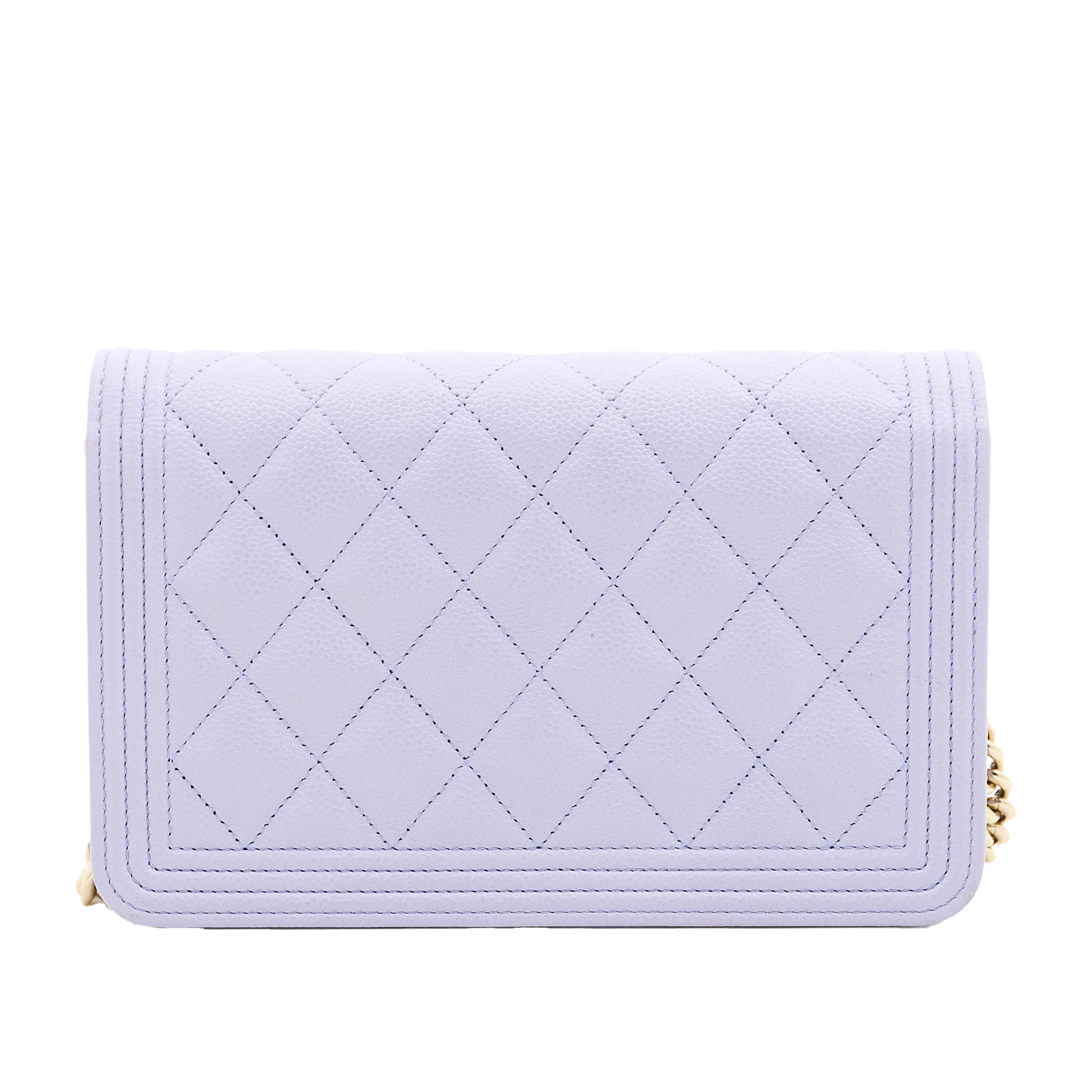 Chanel Boy Lilac WOC LGHW