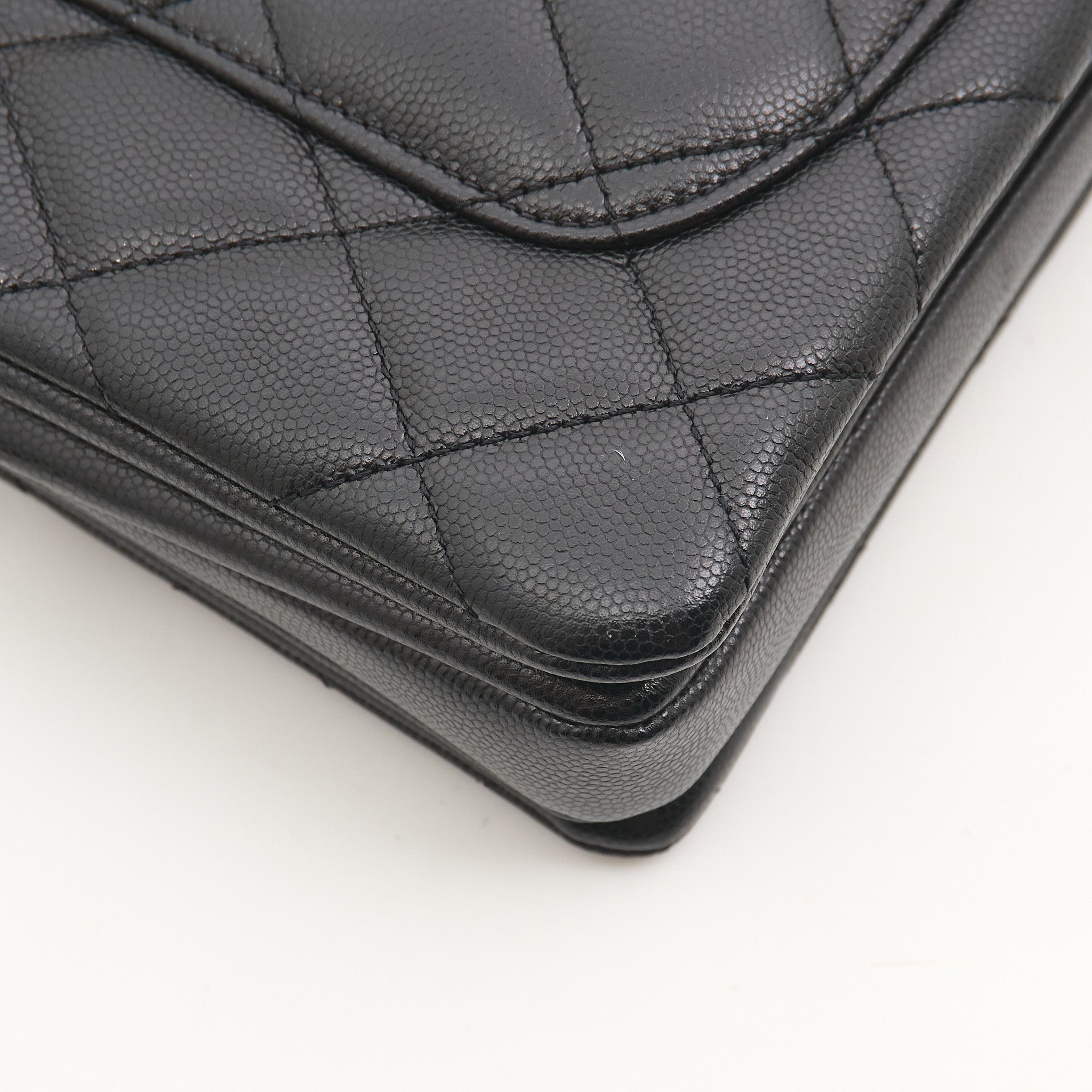 Chanel Camellia Shopping Bag Black Caviar GHW