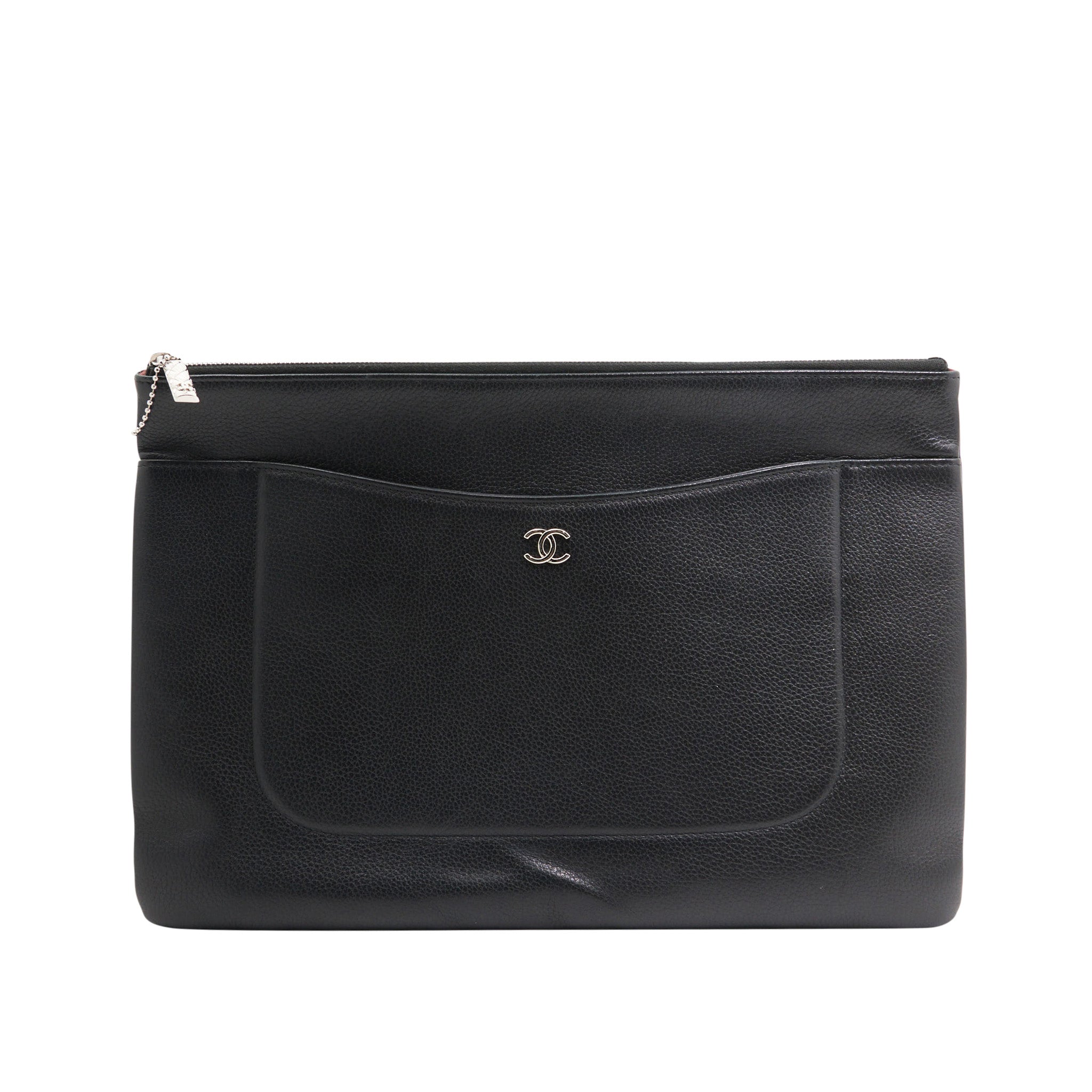 Chanel Caviar Pouch in Black SHW