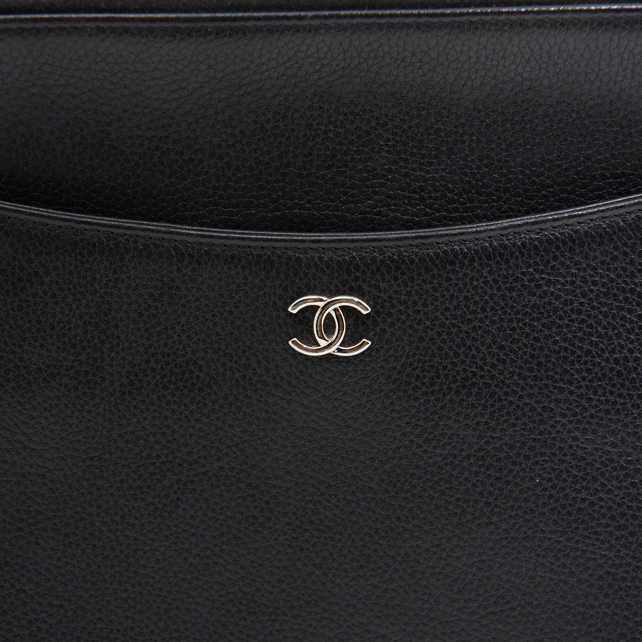 Chanel Caviar Pouch in Black SHW