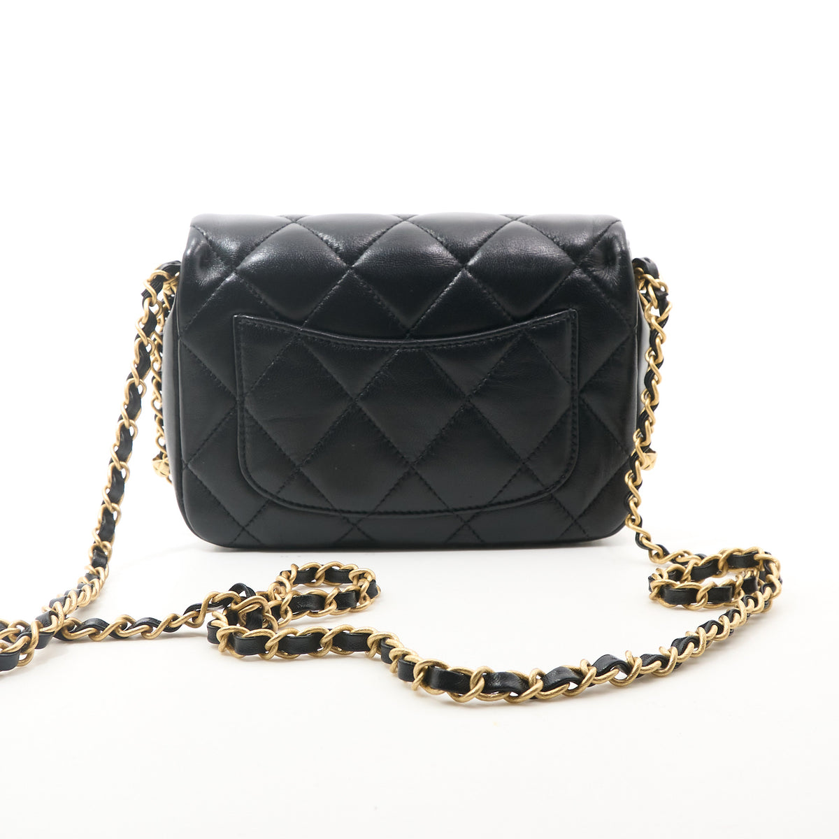 Chanel Chain Around Mini Fap Crossbody Bag GHW