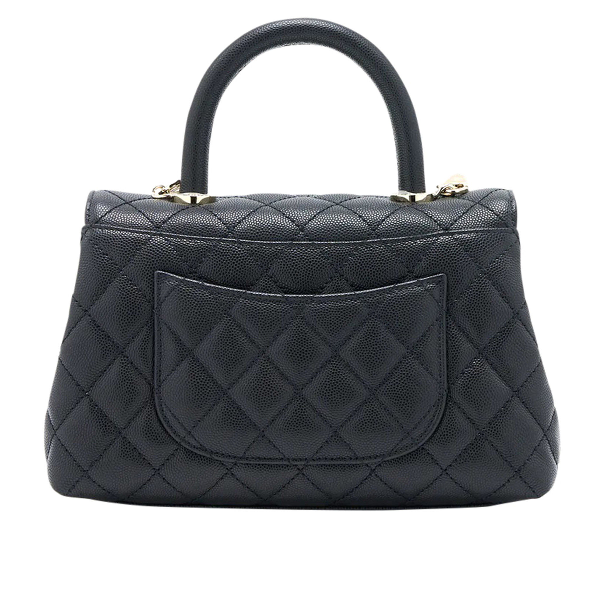 Chanel Coco Handle Small Black Caviar LGHW