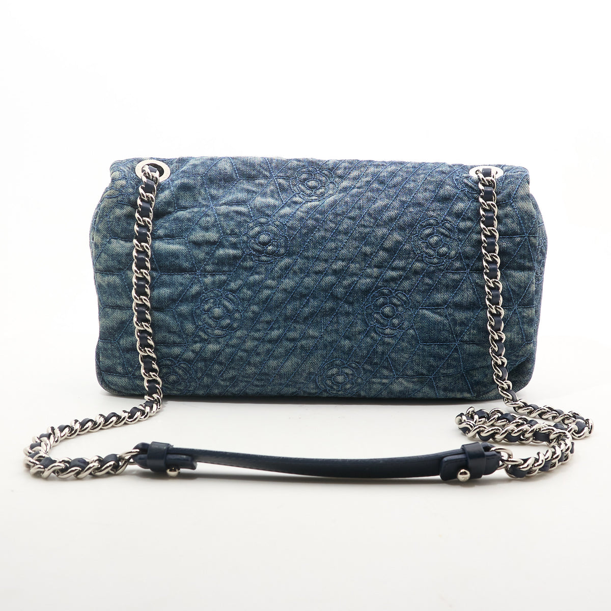 Chanel Denim Camillia Bag