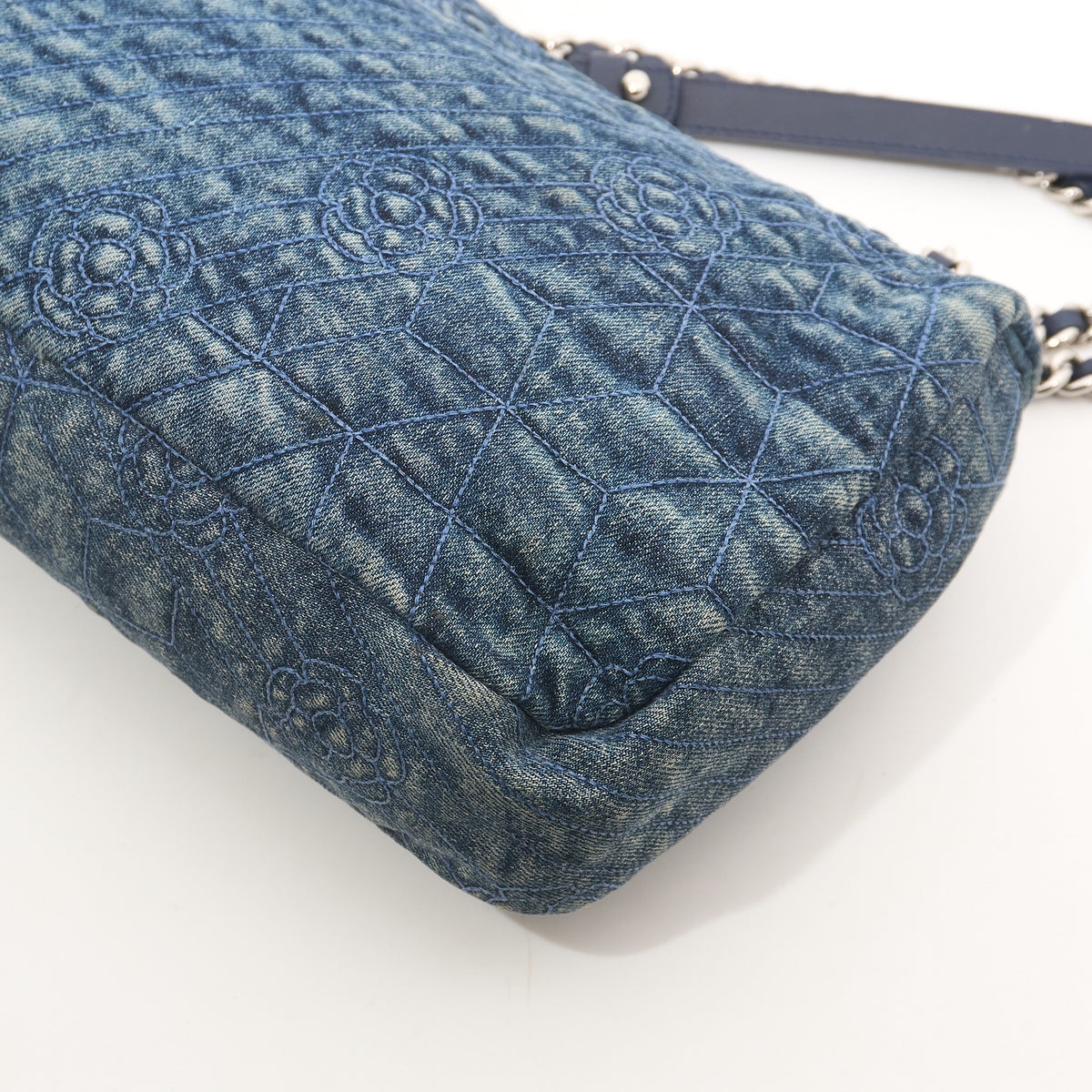 Chanel Denim Camillia Bag