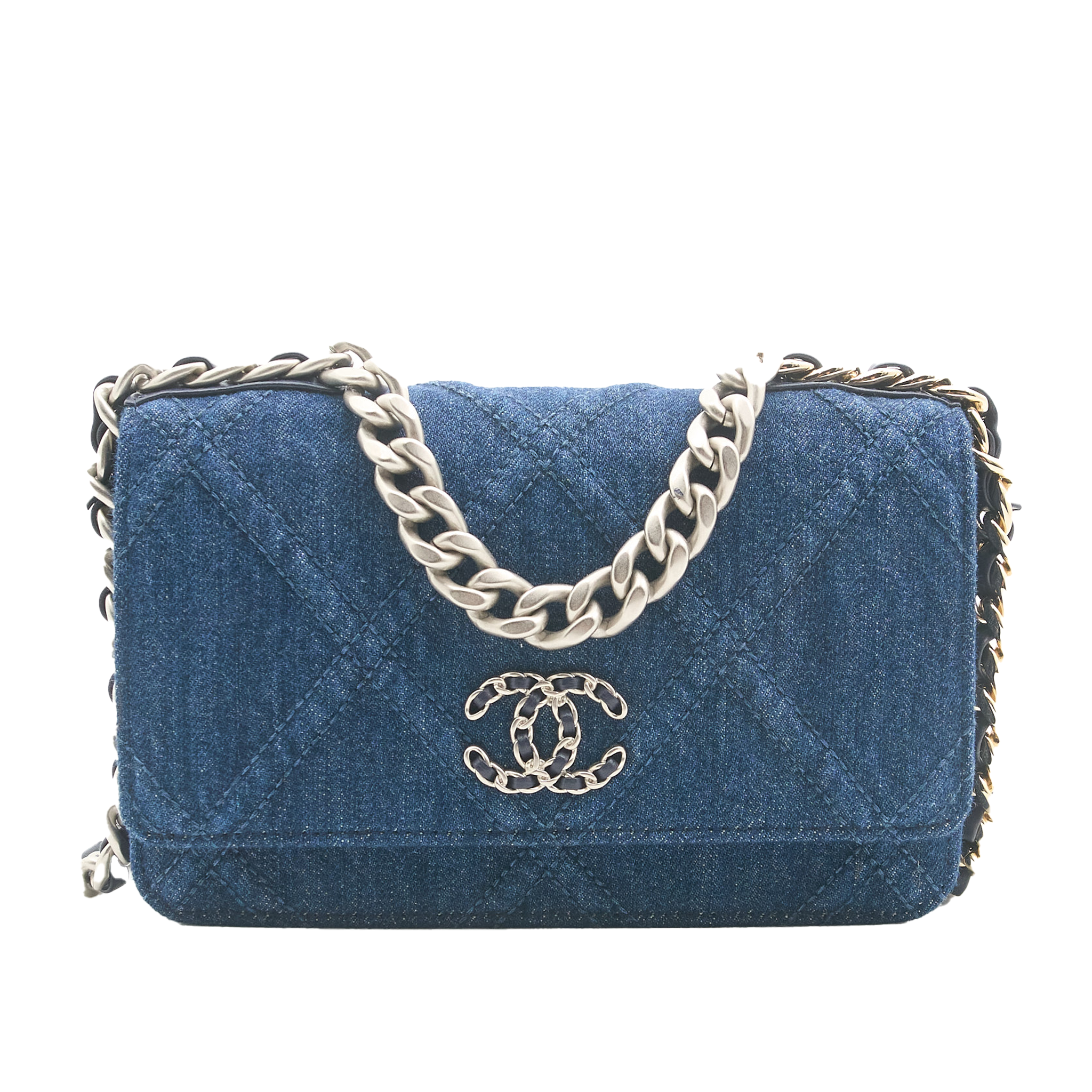 Chanel Denim WOC Wallet On Chain Bag