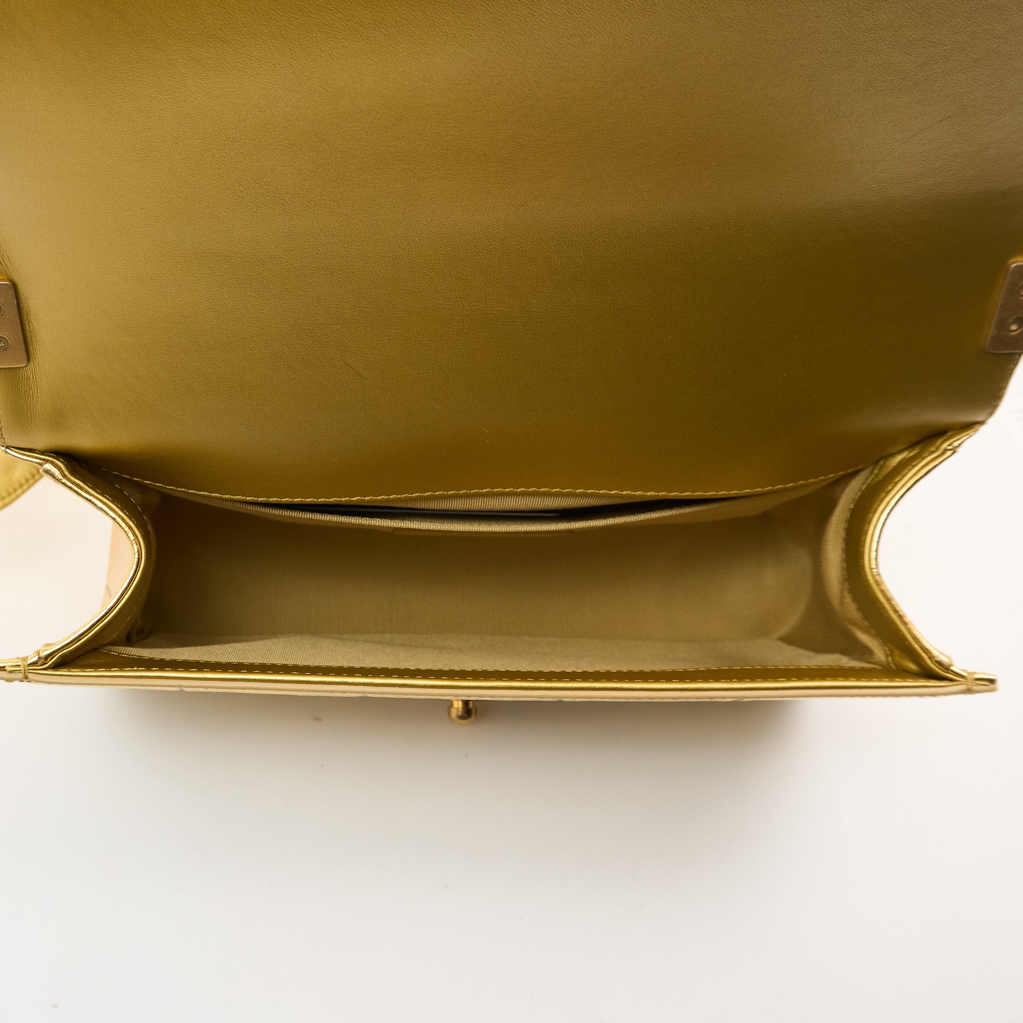 Chanel Gold Graffiti Boy Bag