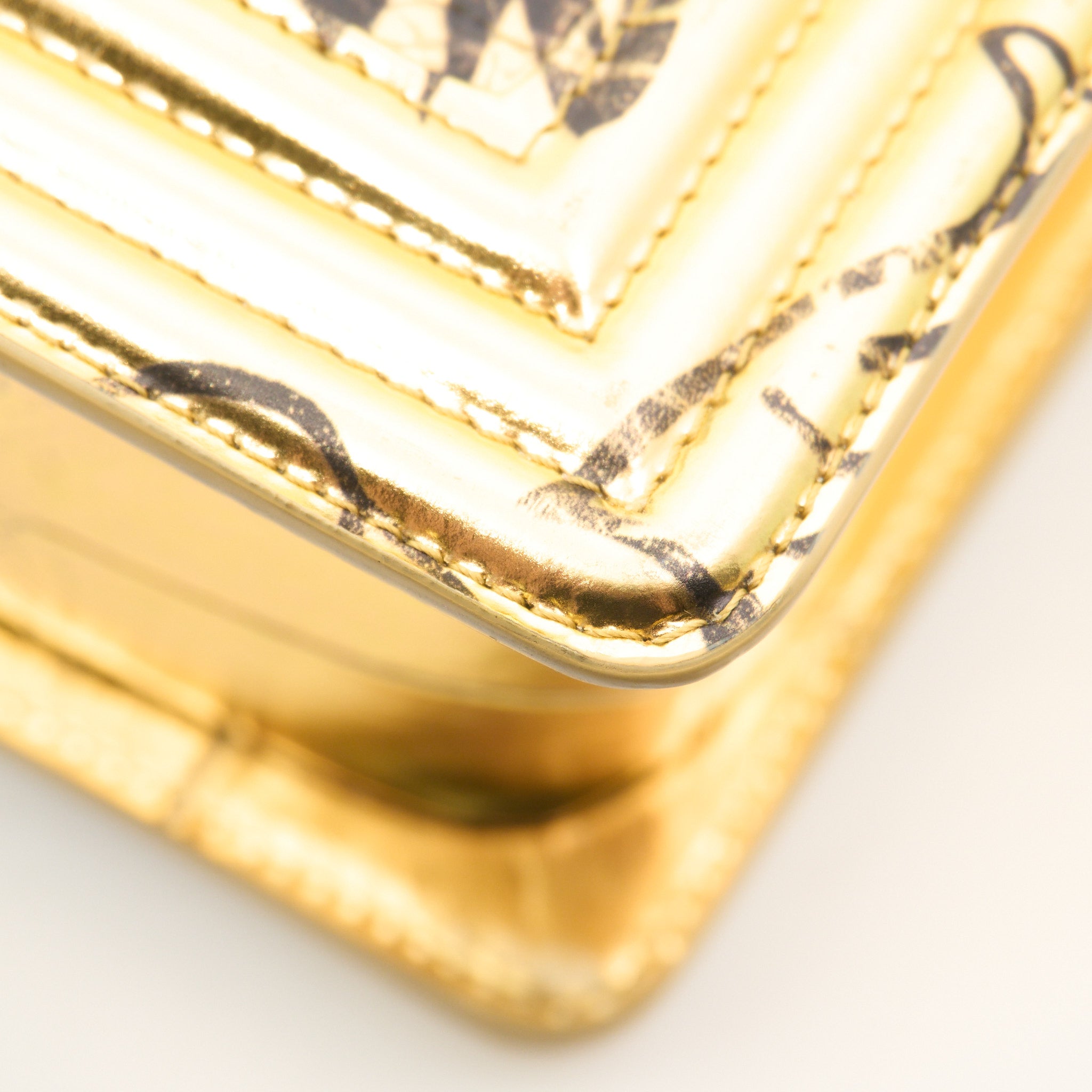 Chanel Gold Graffiti Boy Bag