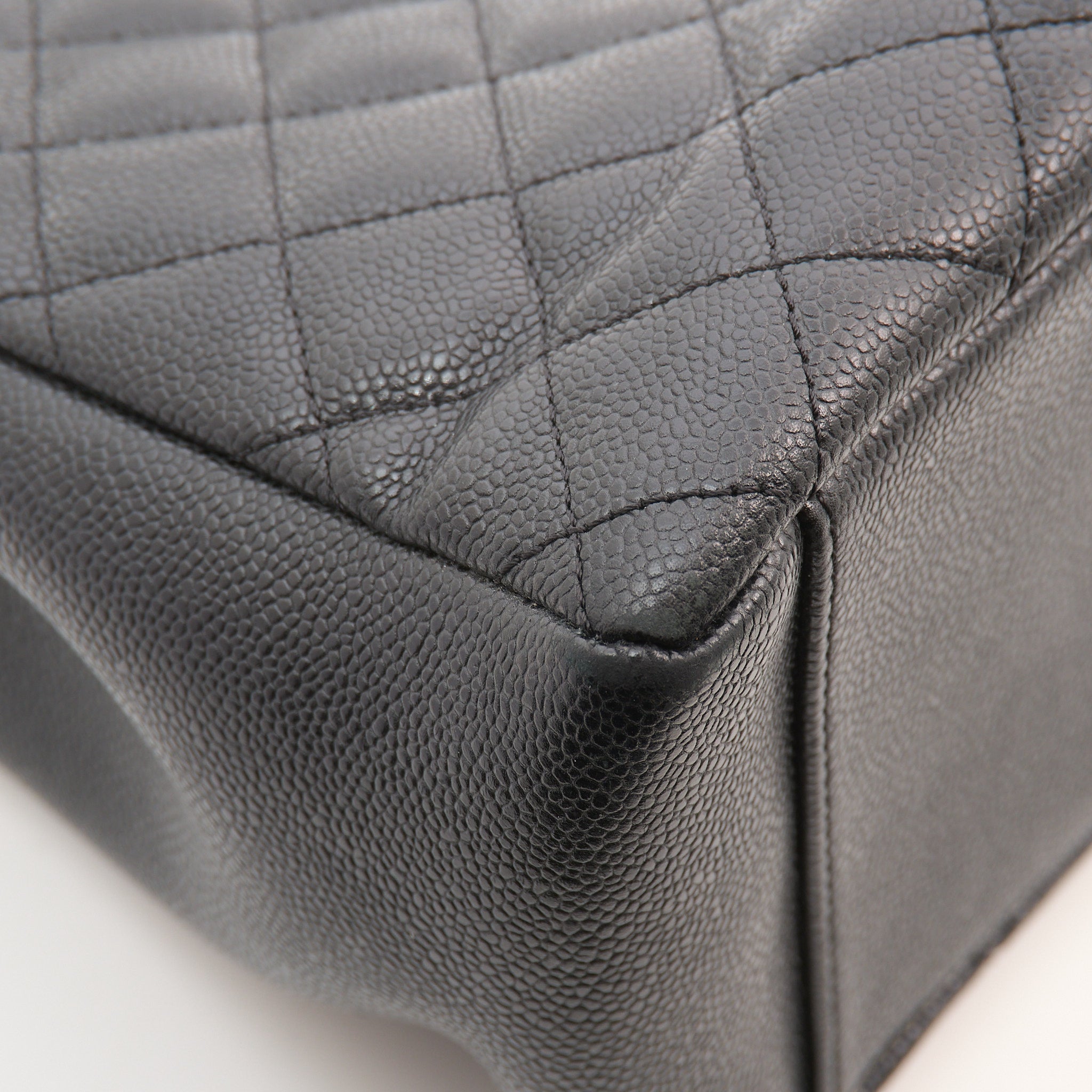 Chanel Grand Shopping Tote GST Black Caviar SHW