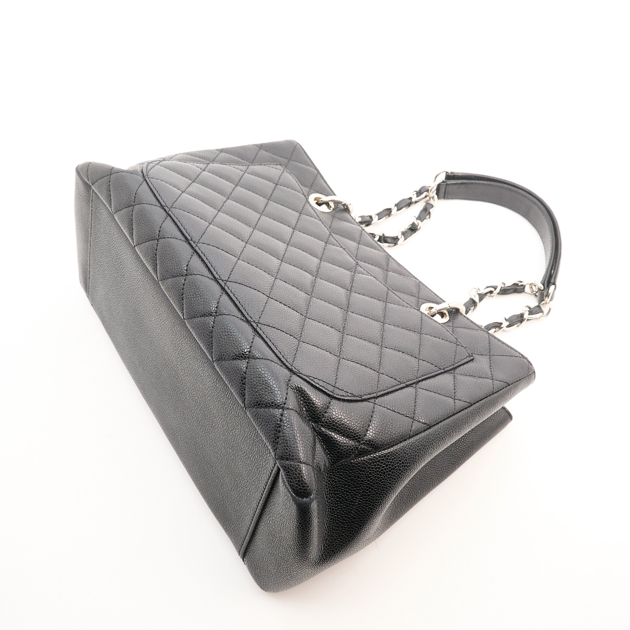 Chanel Grand Shopping Tote GST Black Caviar SHW