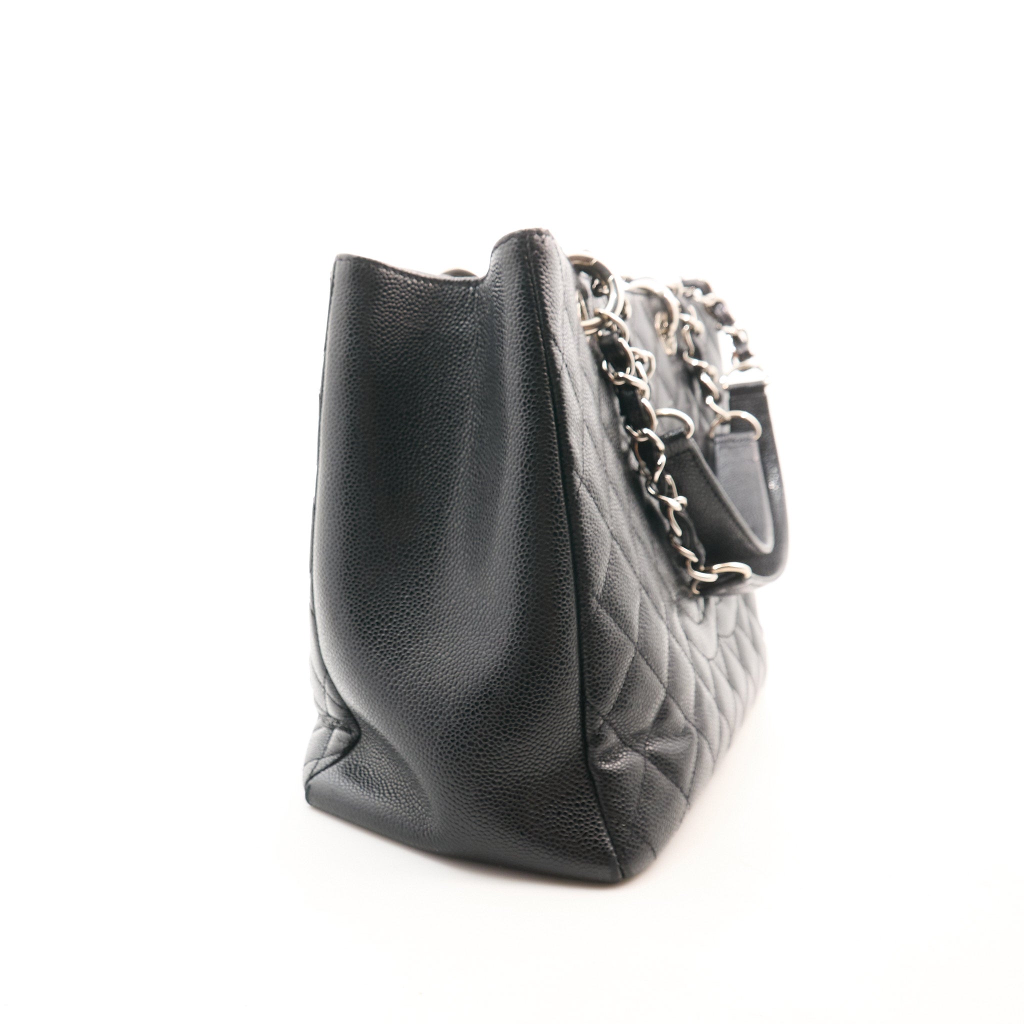 Chanel Grand Shopping Tote GST Black Caviar SHW
