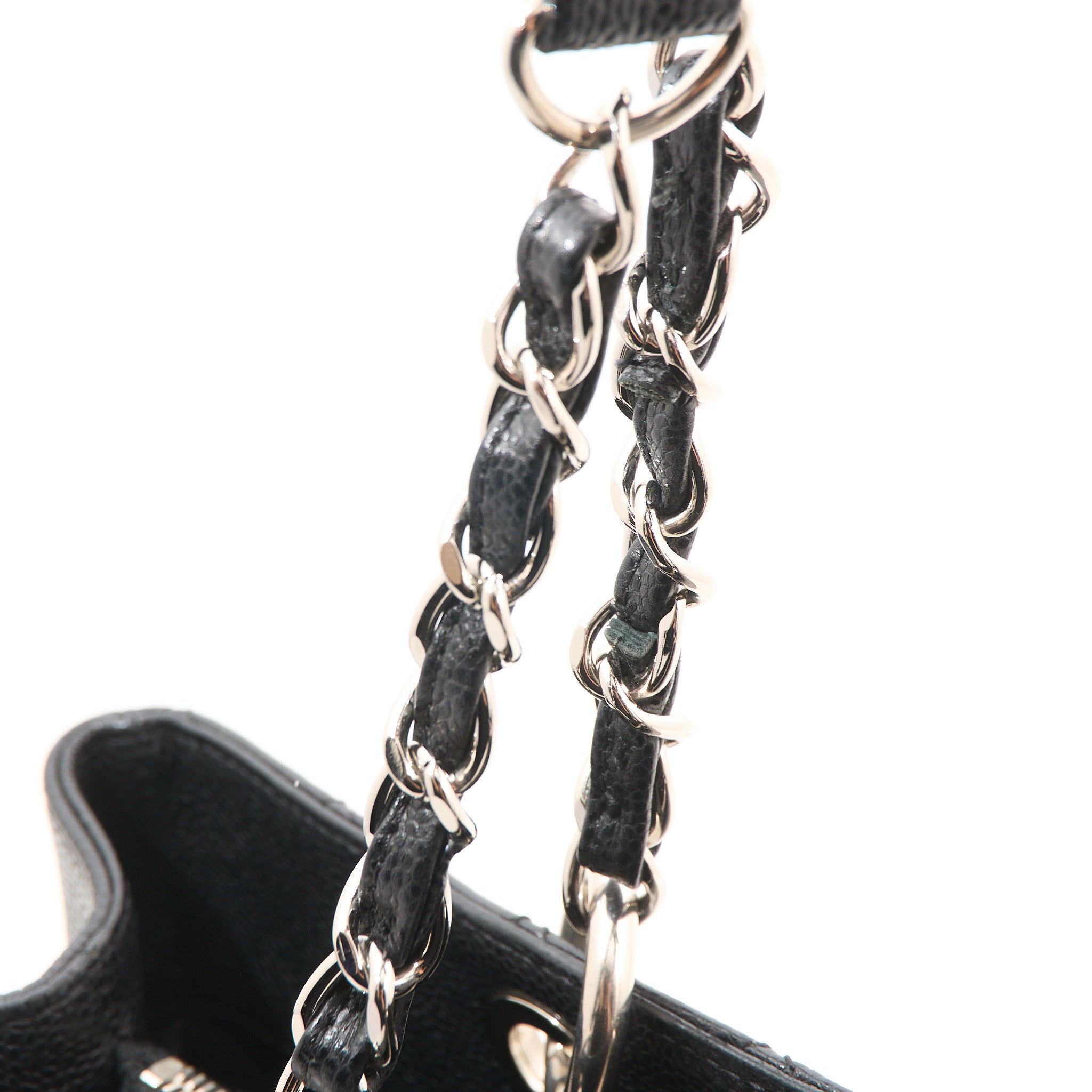 Chanel Grand Shopping Tote GST Black Caviar SHW